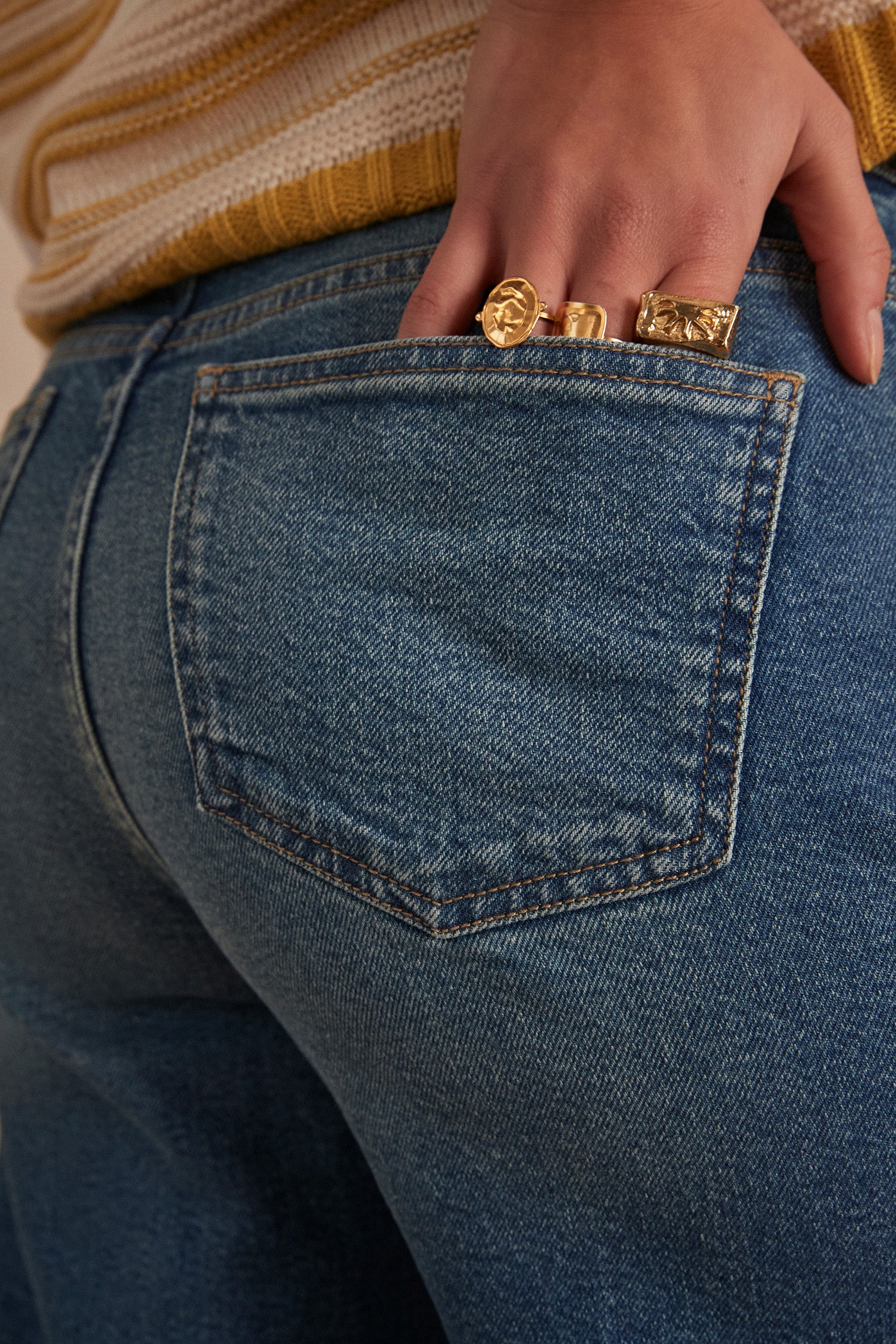 Jean large MOSS Faume - seconde main