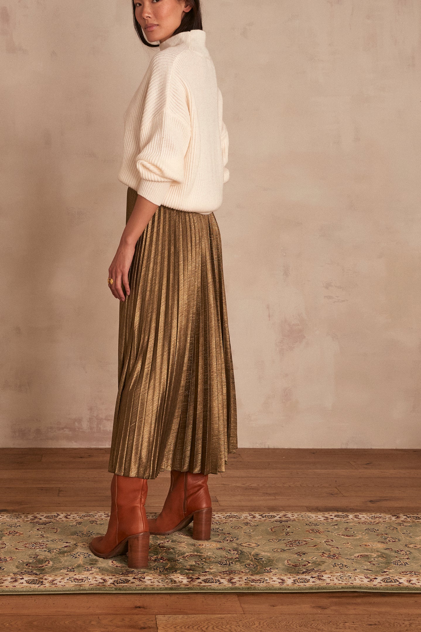 Jupe plissée TOSCA Faume - seconde main