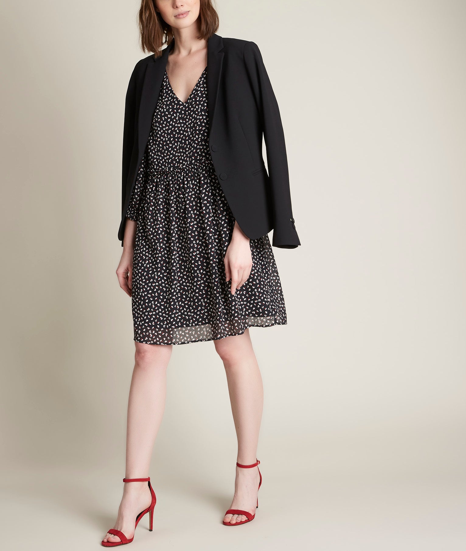 Robe courte imprimée Clarisse Faume - seconde main