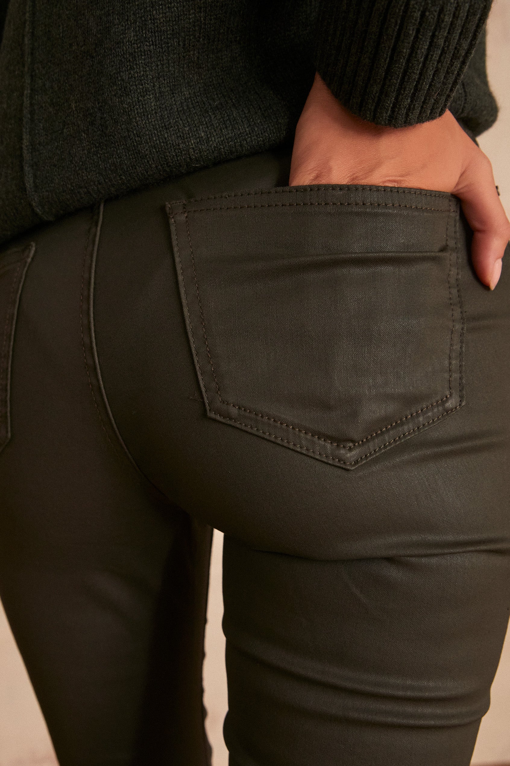 Jean slim enduit Suzy Faume - seconde main