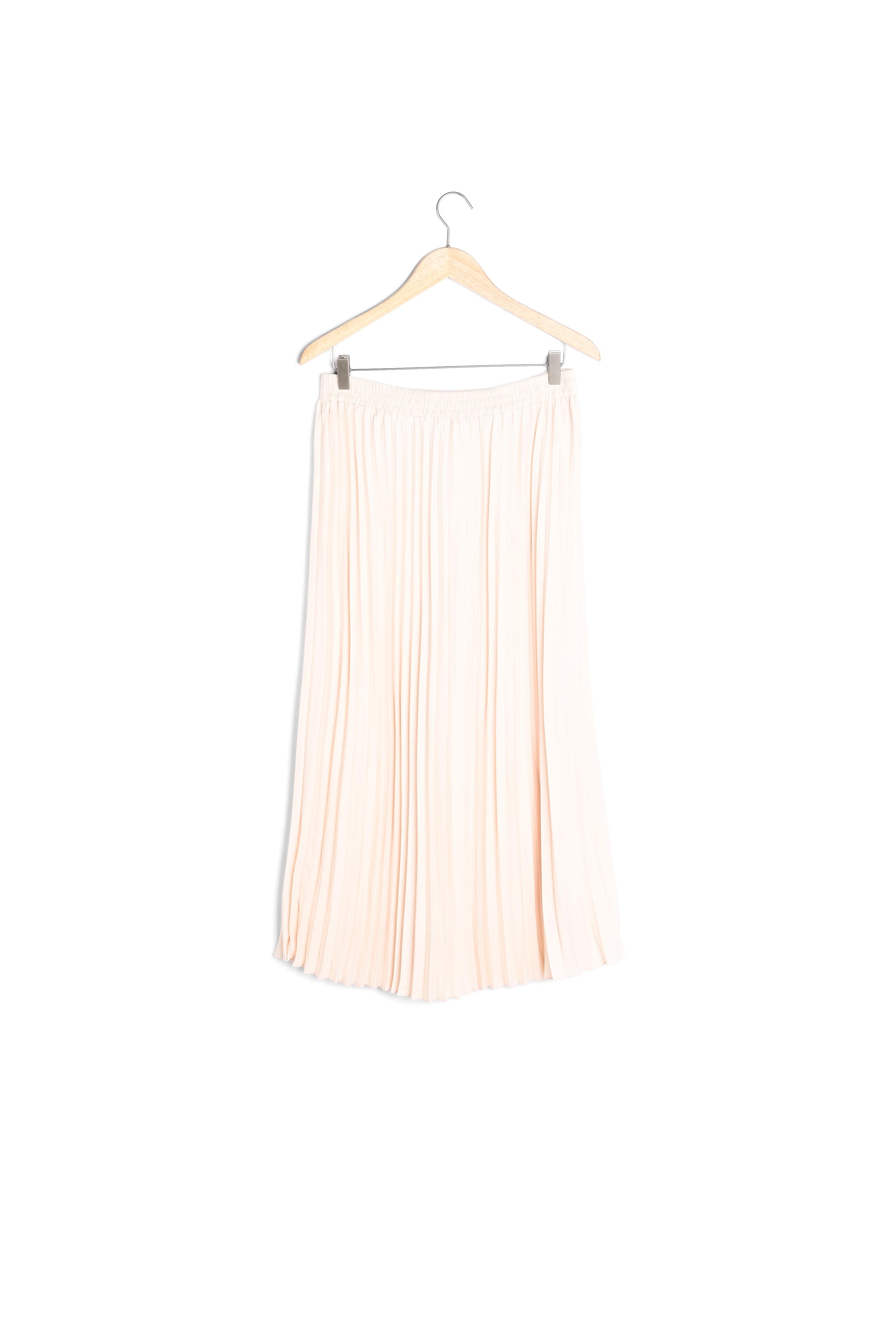 Jupe plissée pêche Gina Faume - seconde main