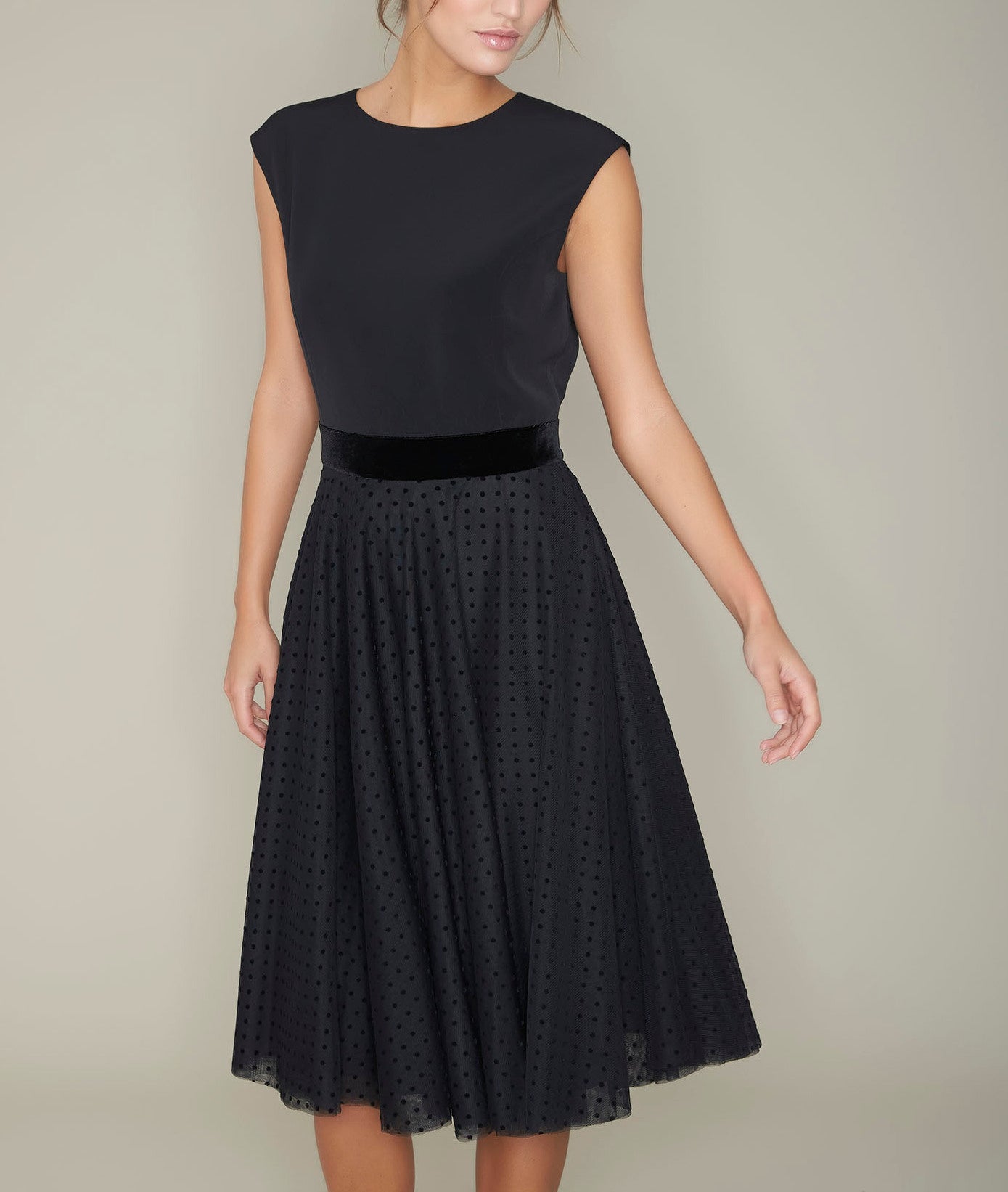 Robe dansante tulle plumetis Haupe Faume - seconde main