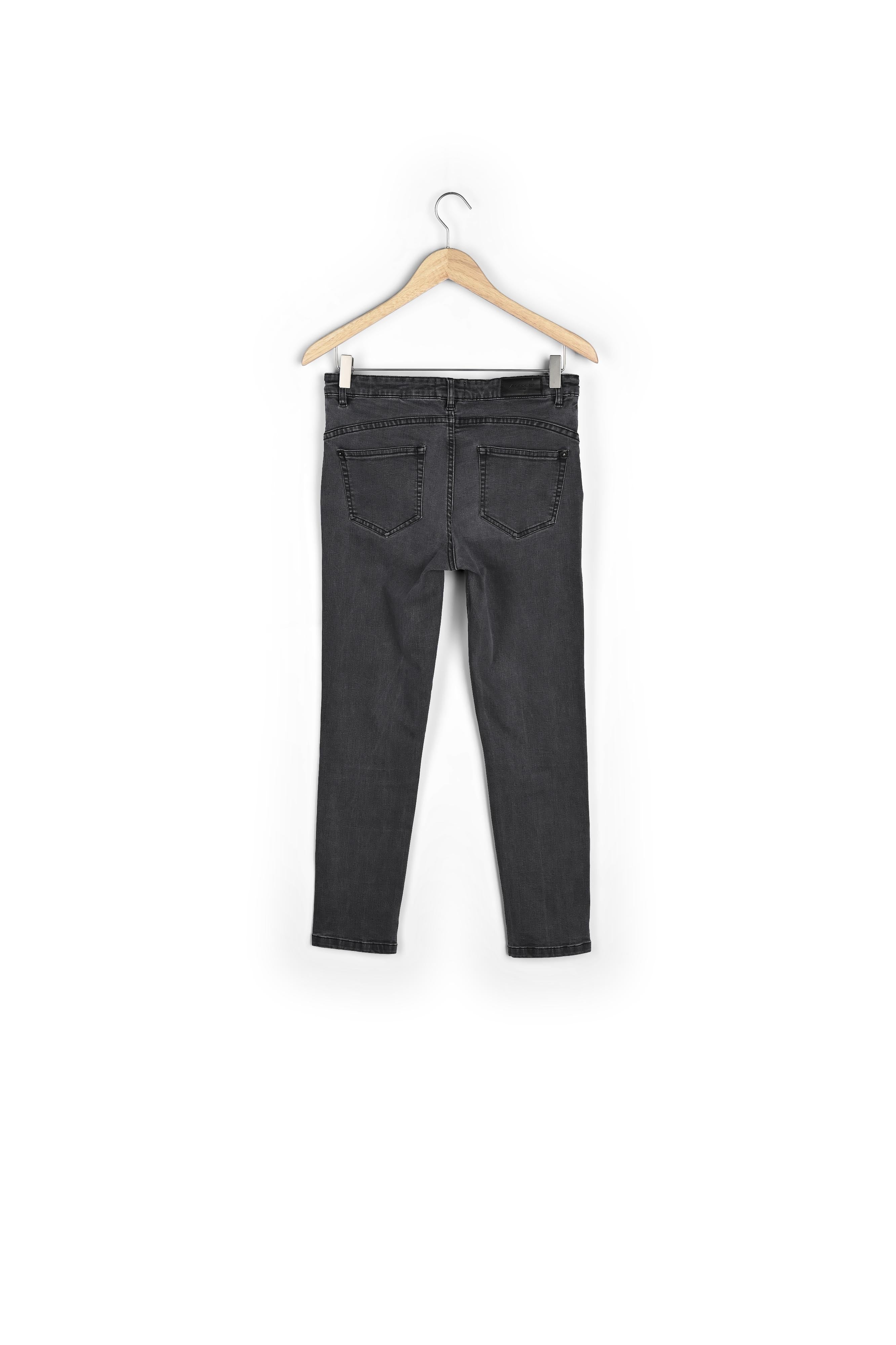 L'Audacieux skinny : jean black used Sally Faume - seconde main