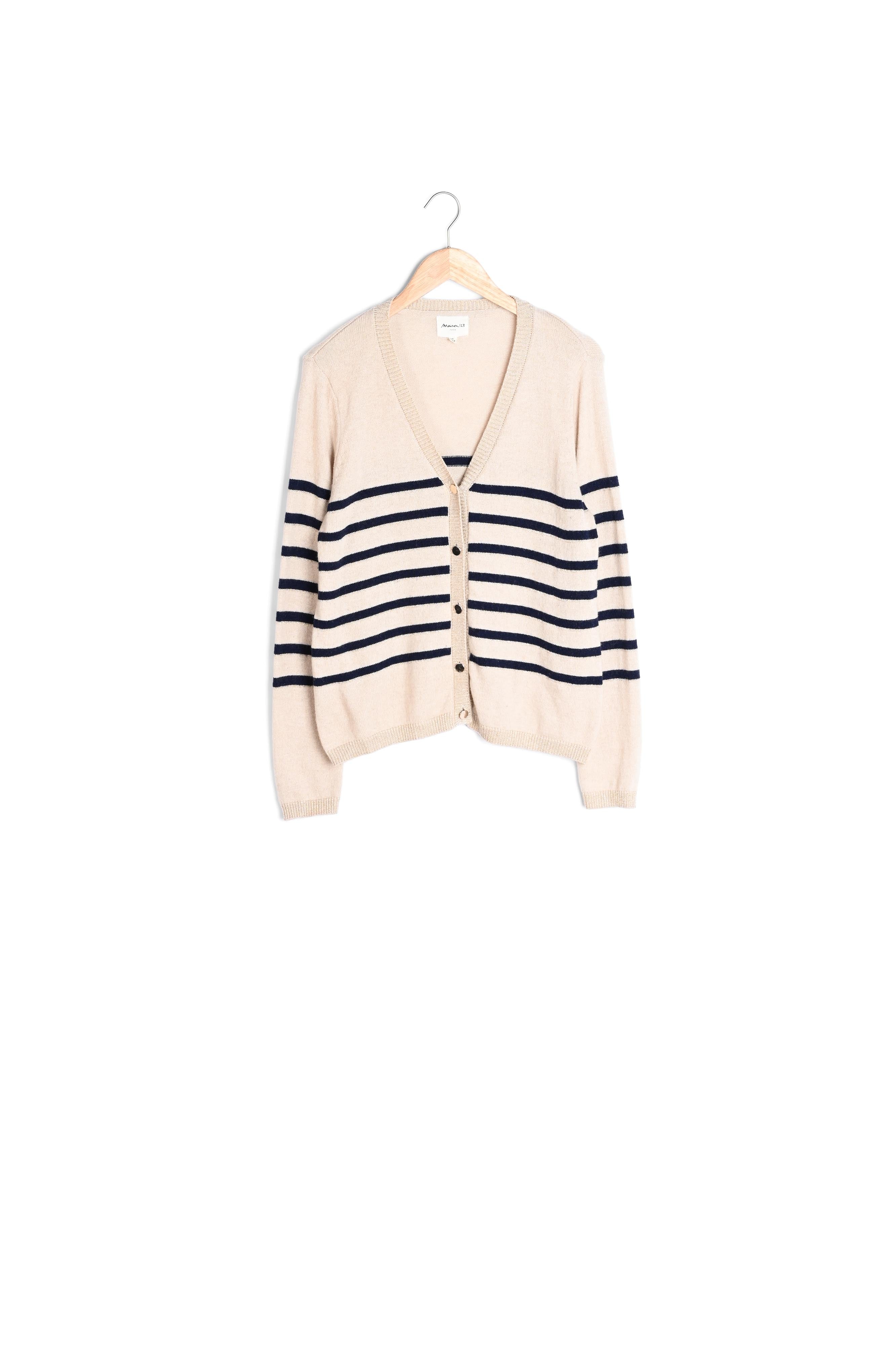 Gilet rayé Rosa Faume - seconde main