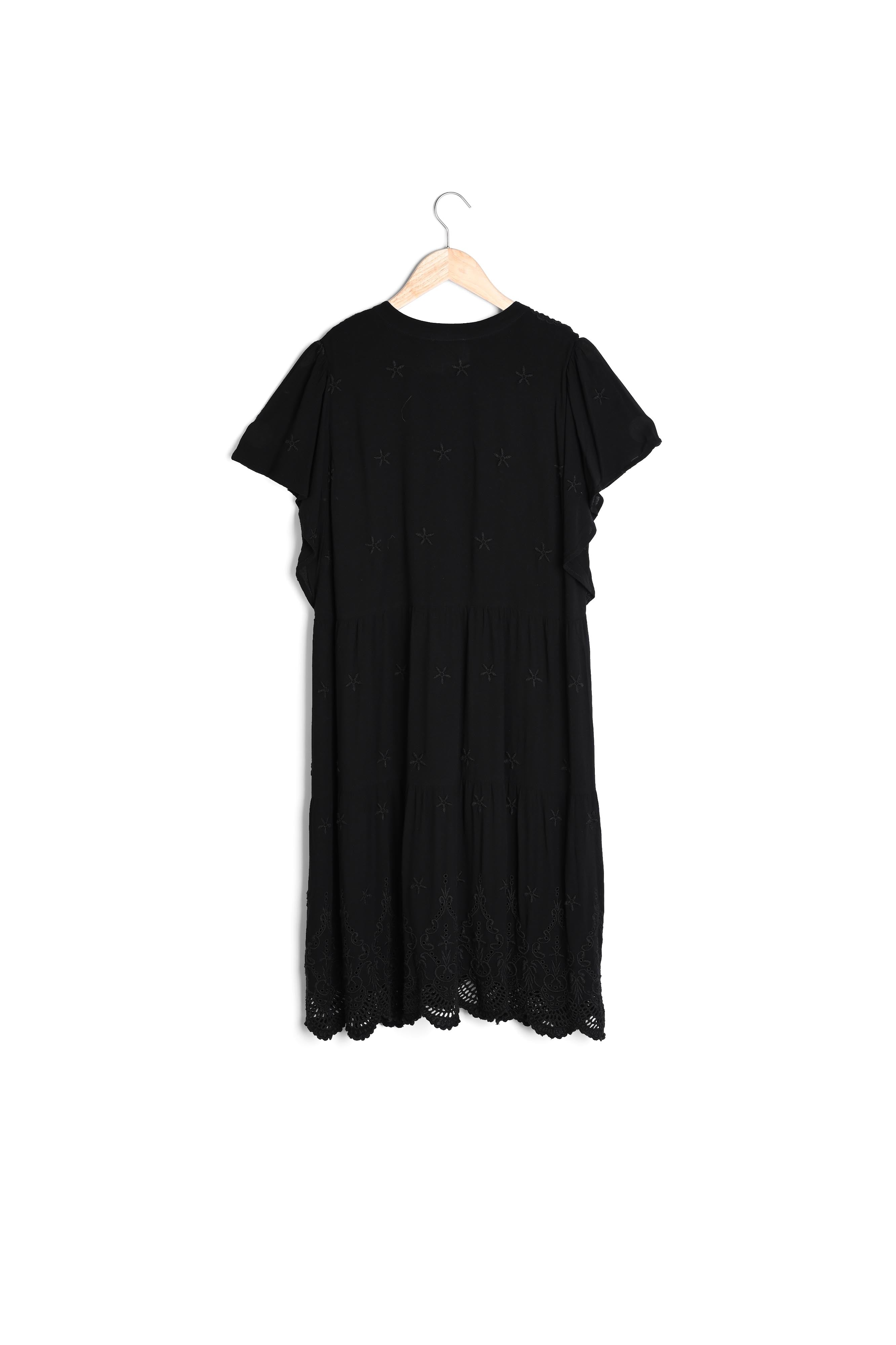 Robe brodée noire Loumea Faume - seconde main
