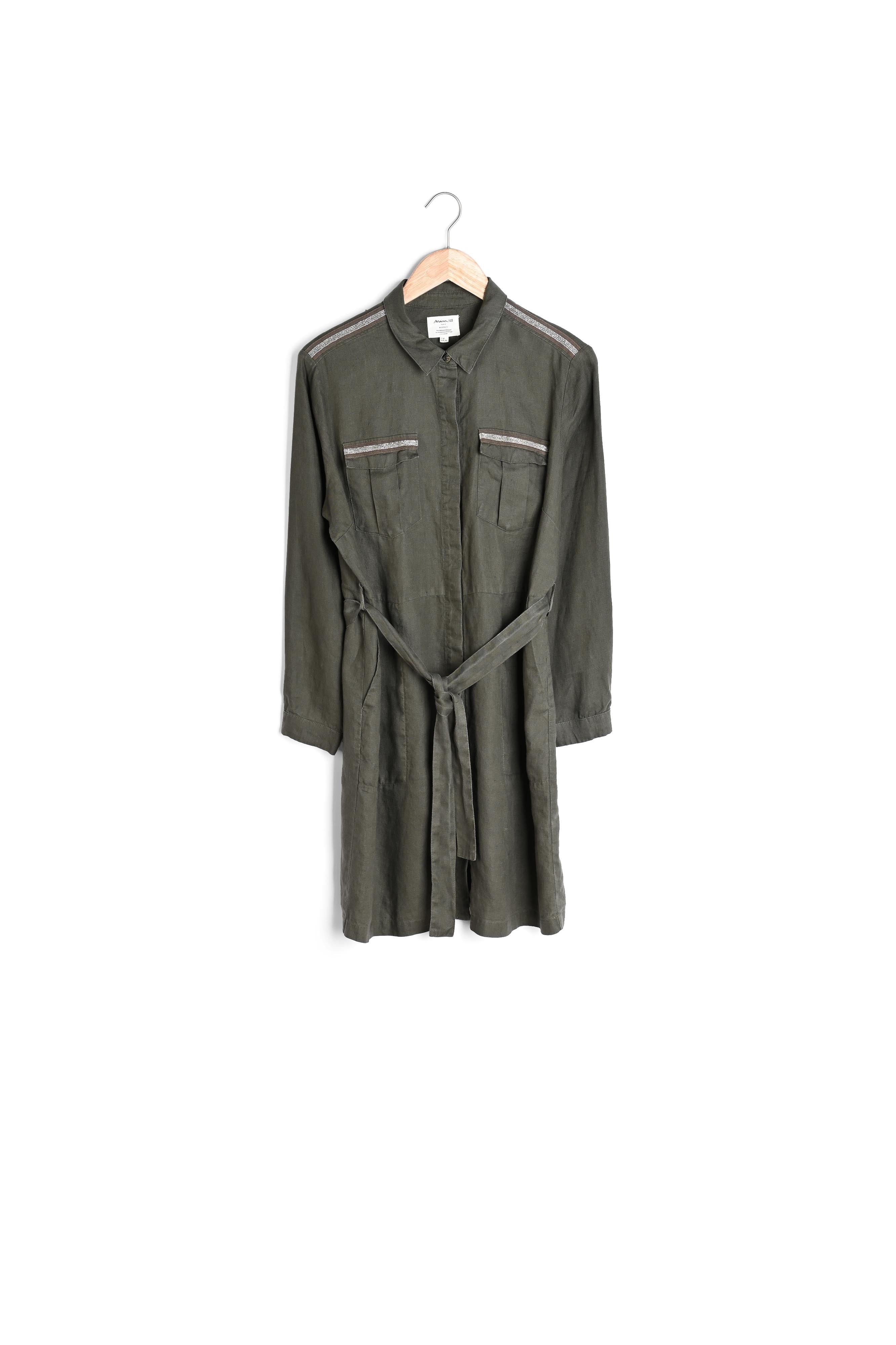 Robe en lin ceinturée Caline Faume - seconde main