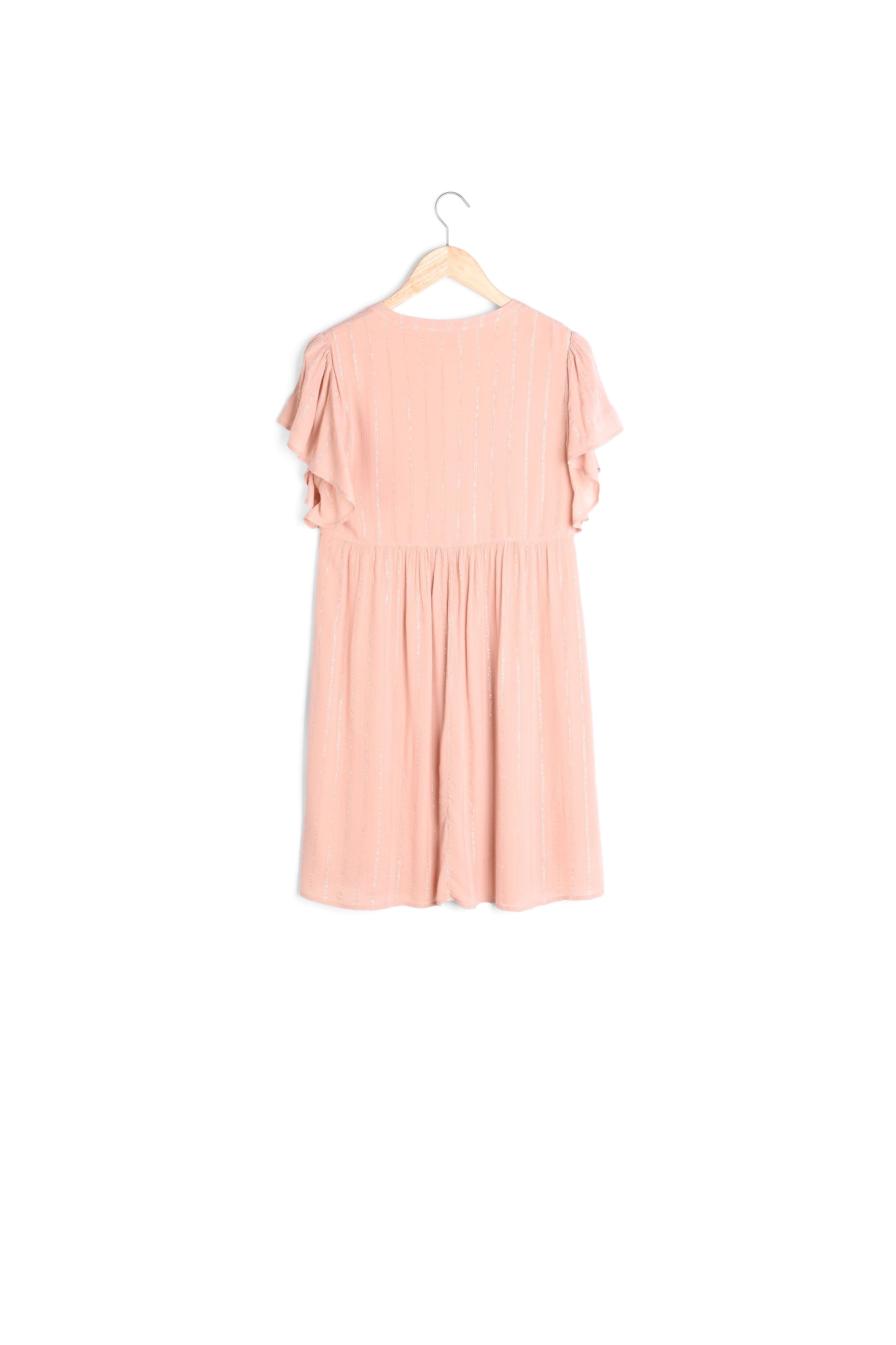 Robe trapèze blush Callo Faume - seconde main