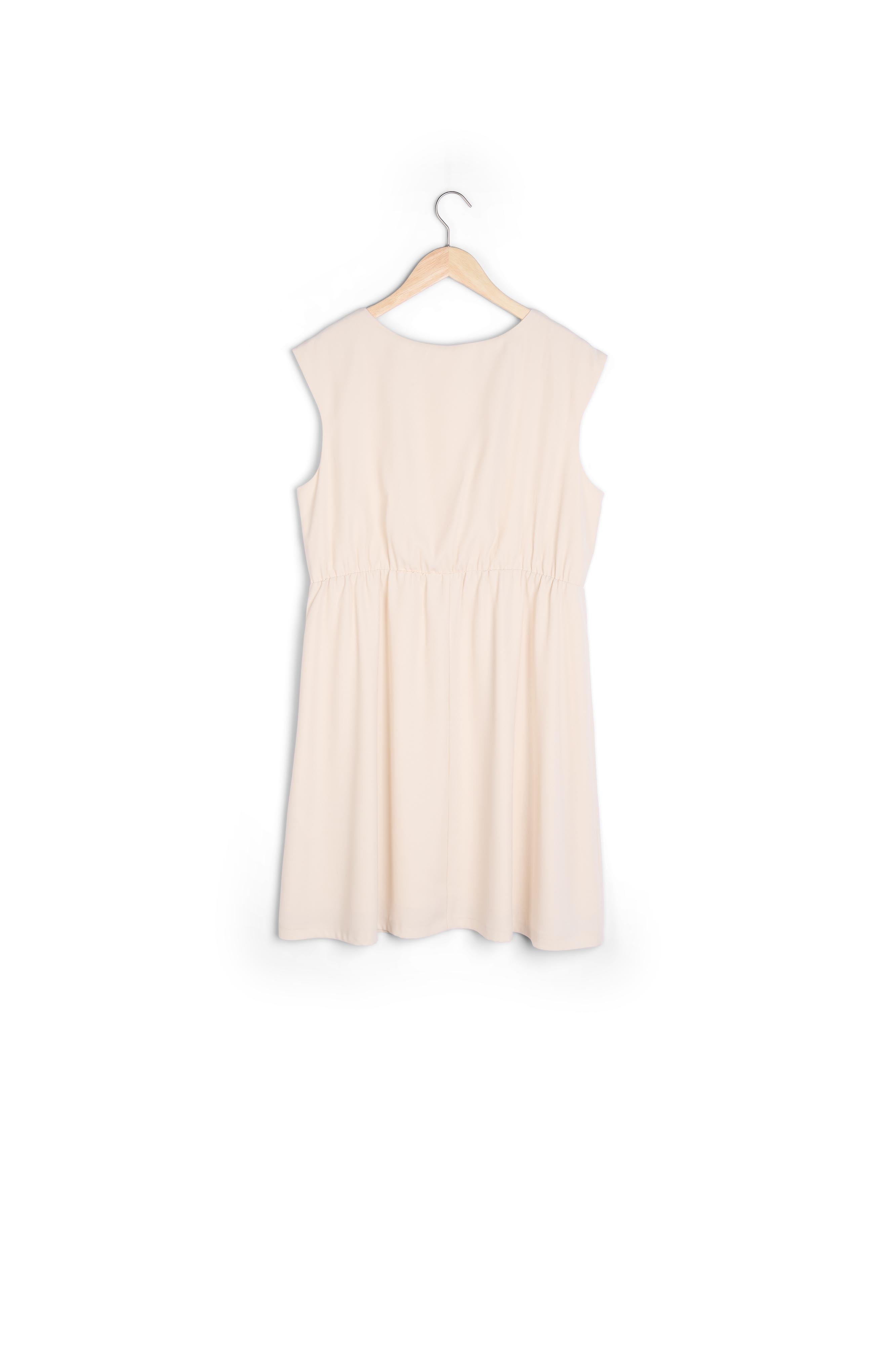 Robe patineuse avec dentelle écrue Saya Faume - seconde main