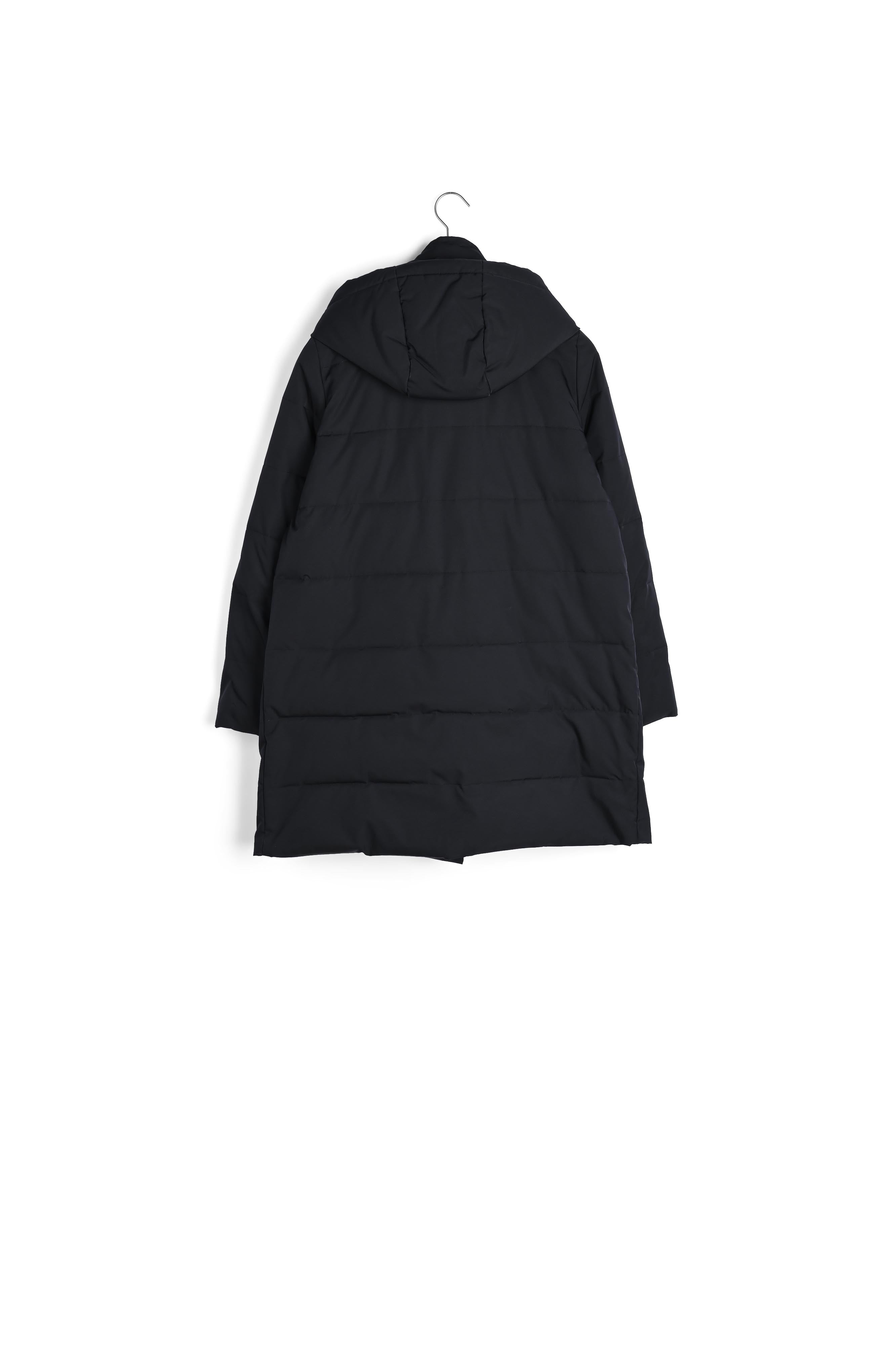 Doudoune longue noire Lison Faume - seconde main