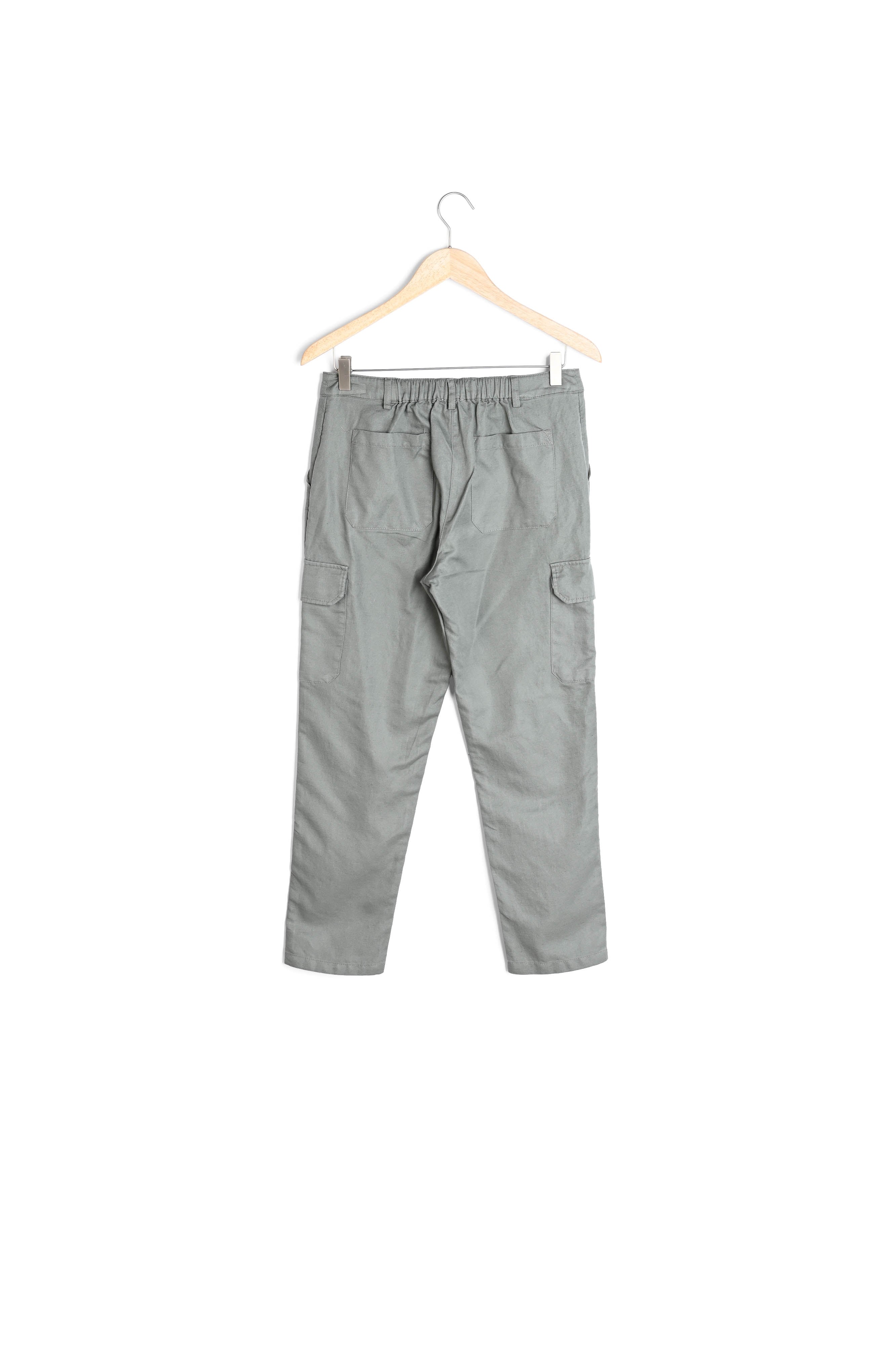 Pantalon cargo en lin PACO Faume - seconde main