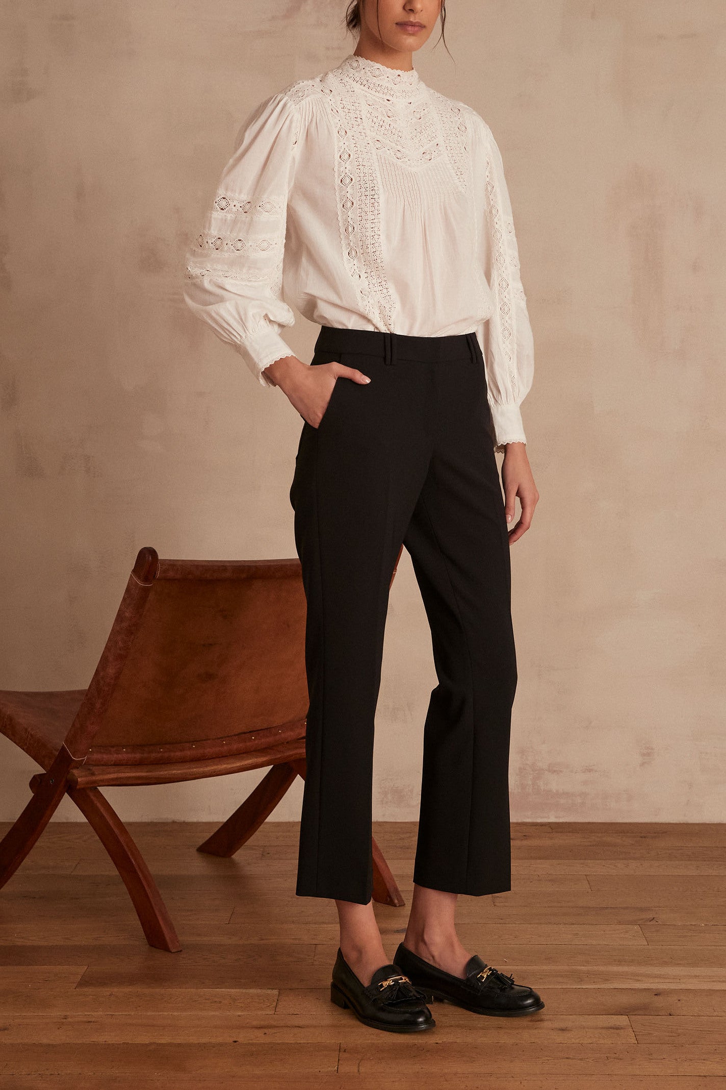 Pantalon de tailleur Patience Faume - seconde main