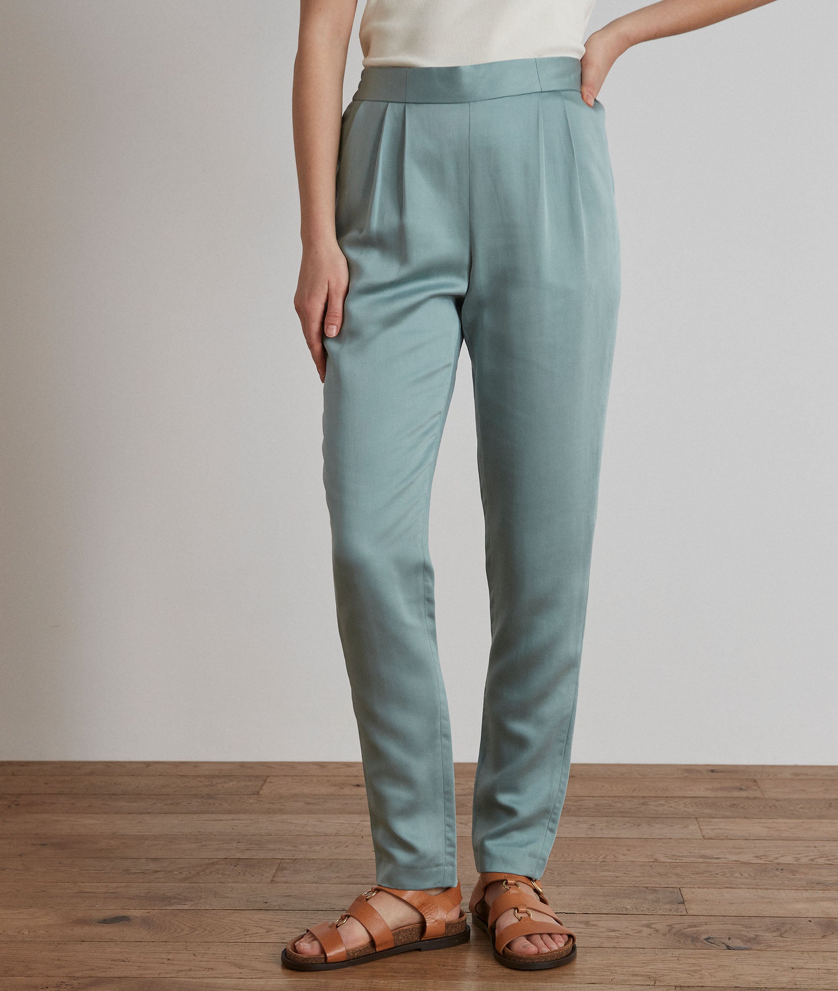 Pantalon chino Flynn Faume - seconde main