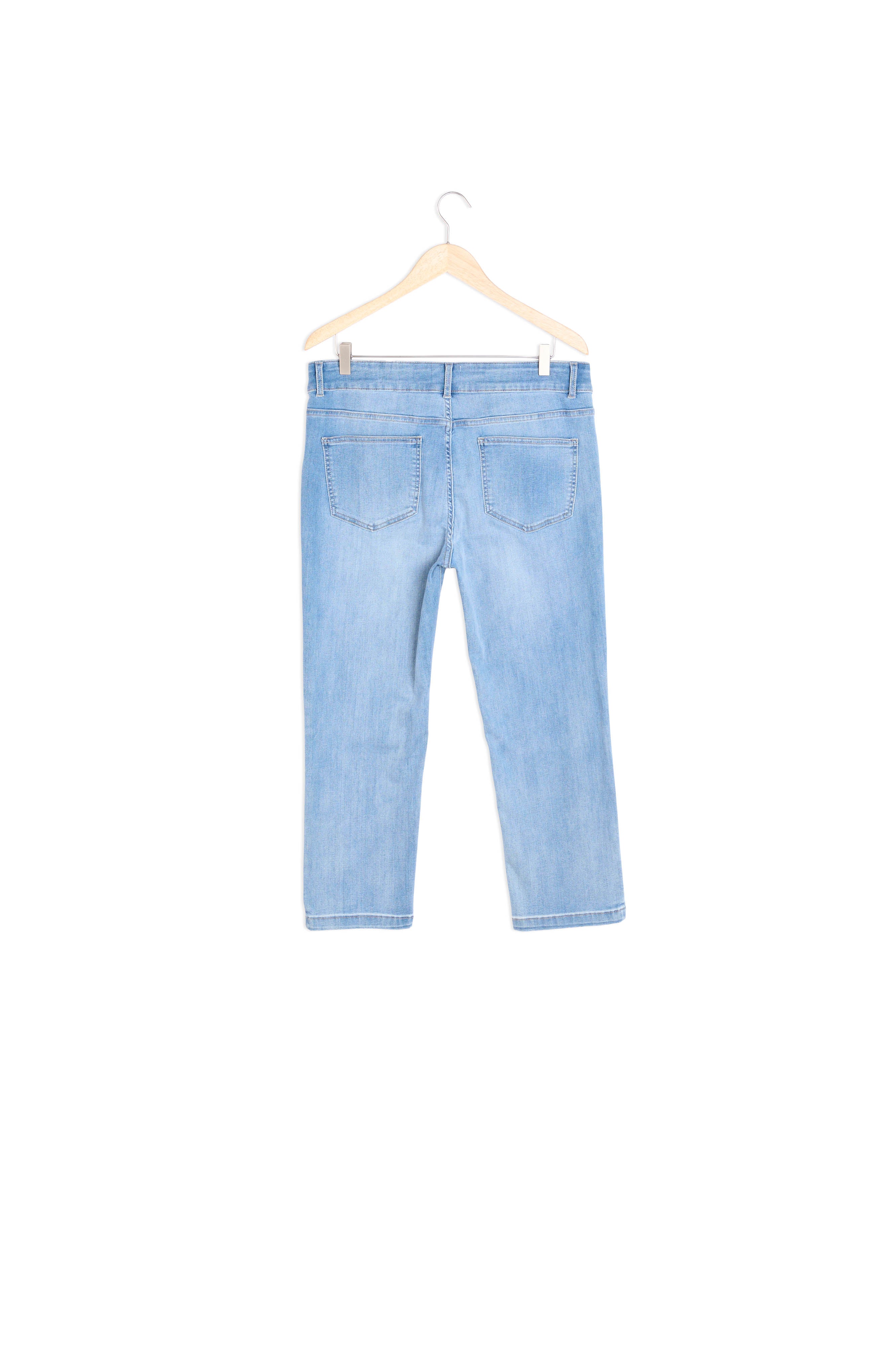 Jean droit en denim clair PALMYRE Faume - seconde main