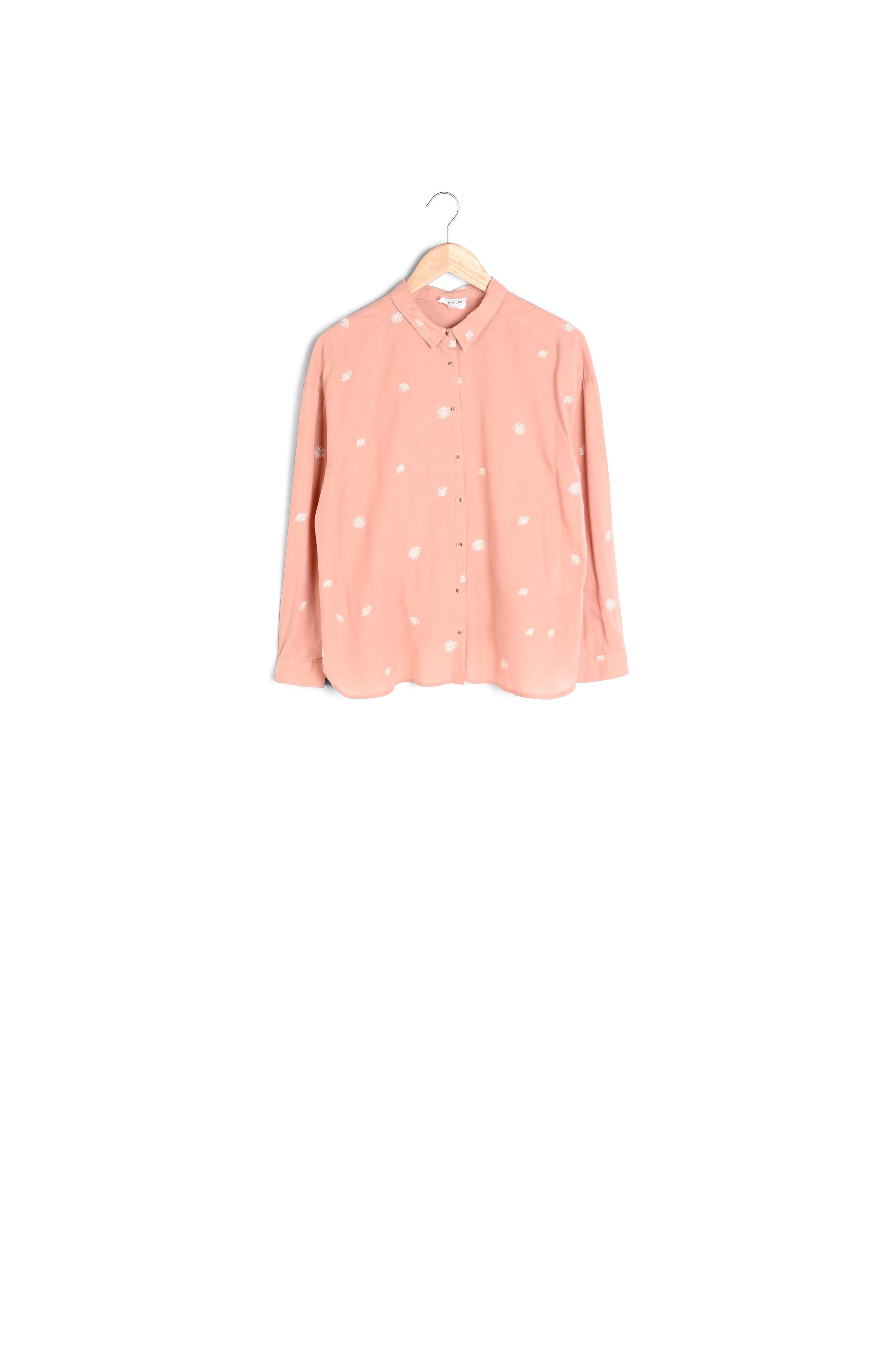 Chemise en coton brodé make up Lolita Faume - seconde main