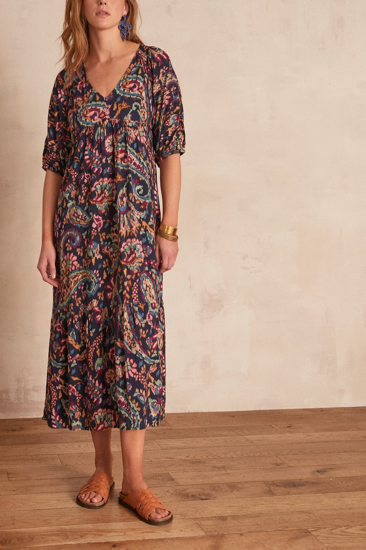 Robe Camelia Faume - seconde main