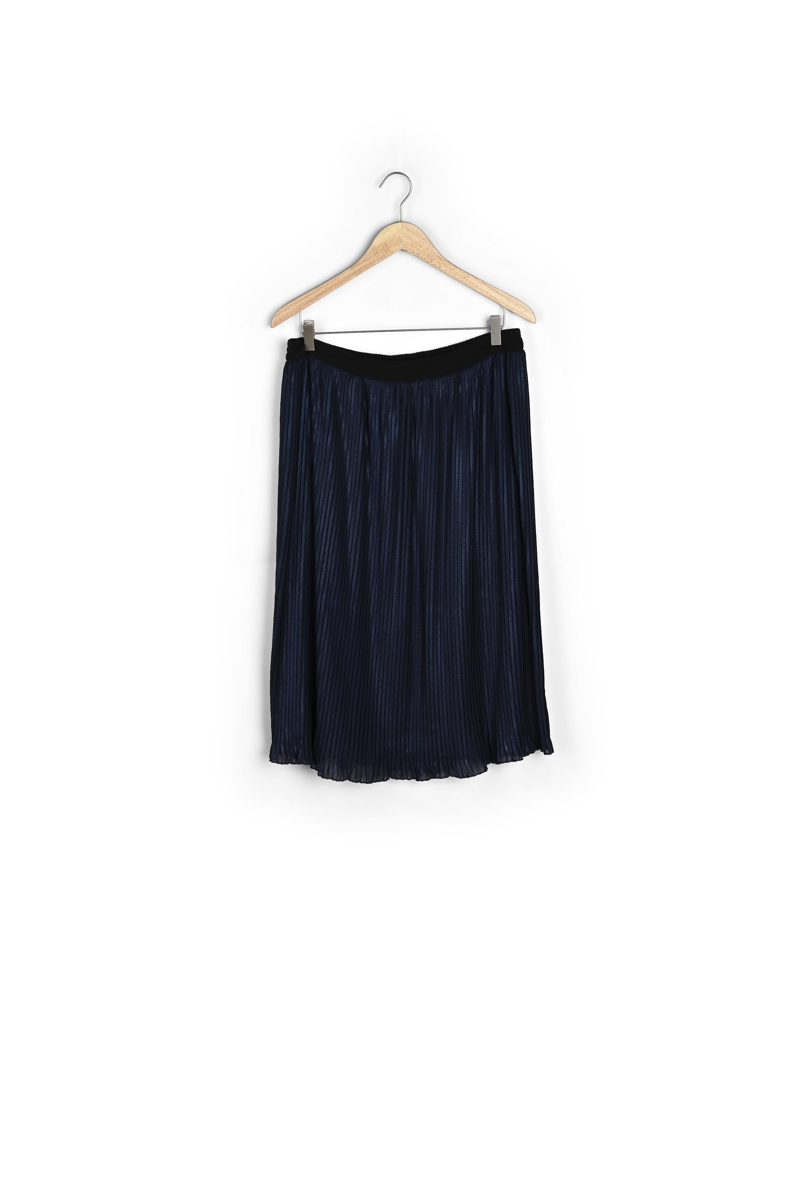 Jupe plissée brillante Gabrielle Faume - seconde main