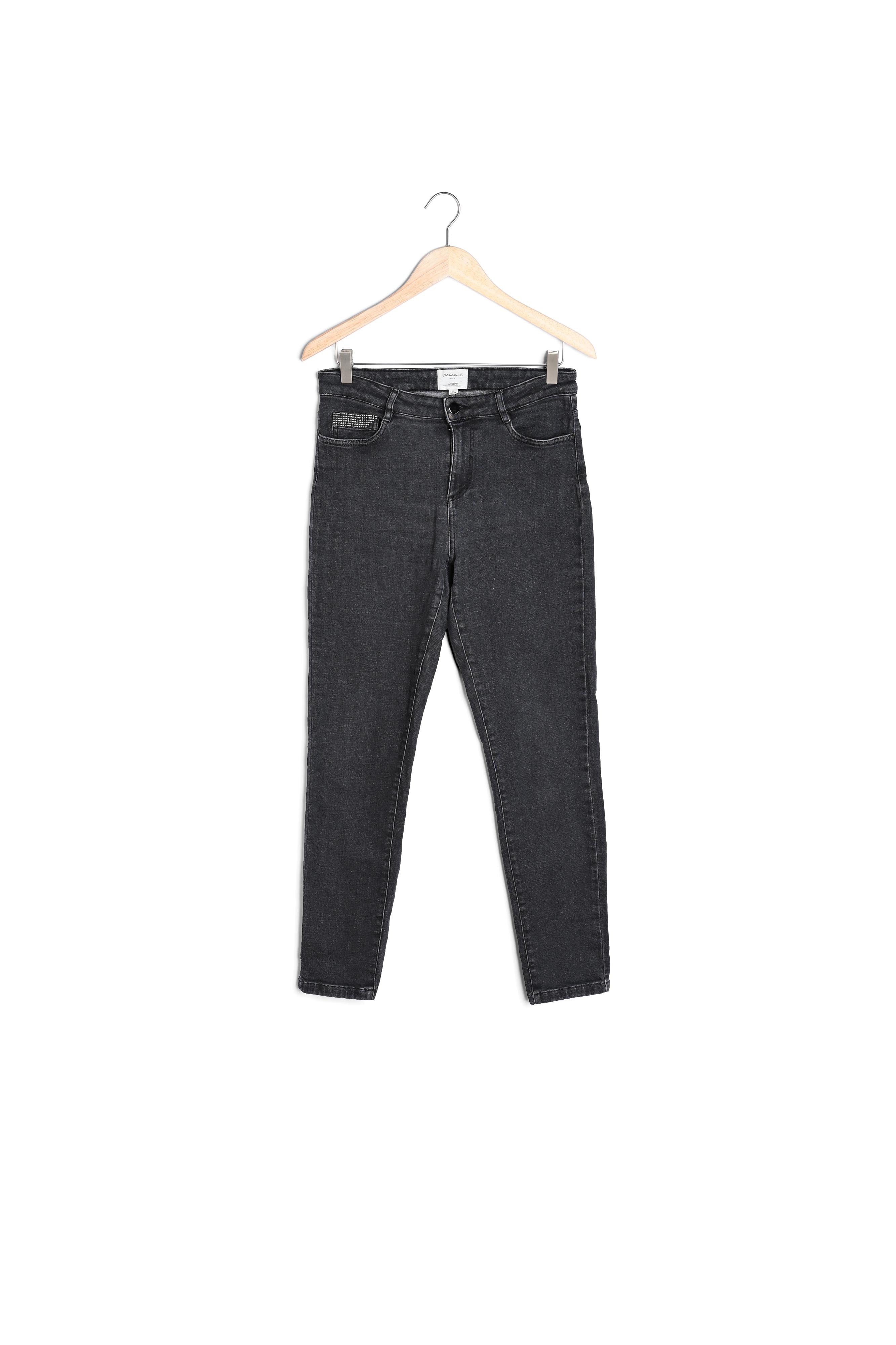 Jean gris Naty détails brillants Faume - seconde main