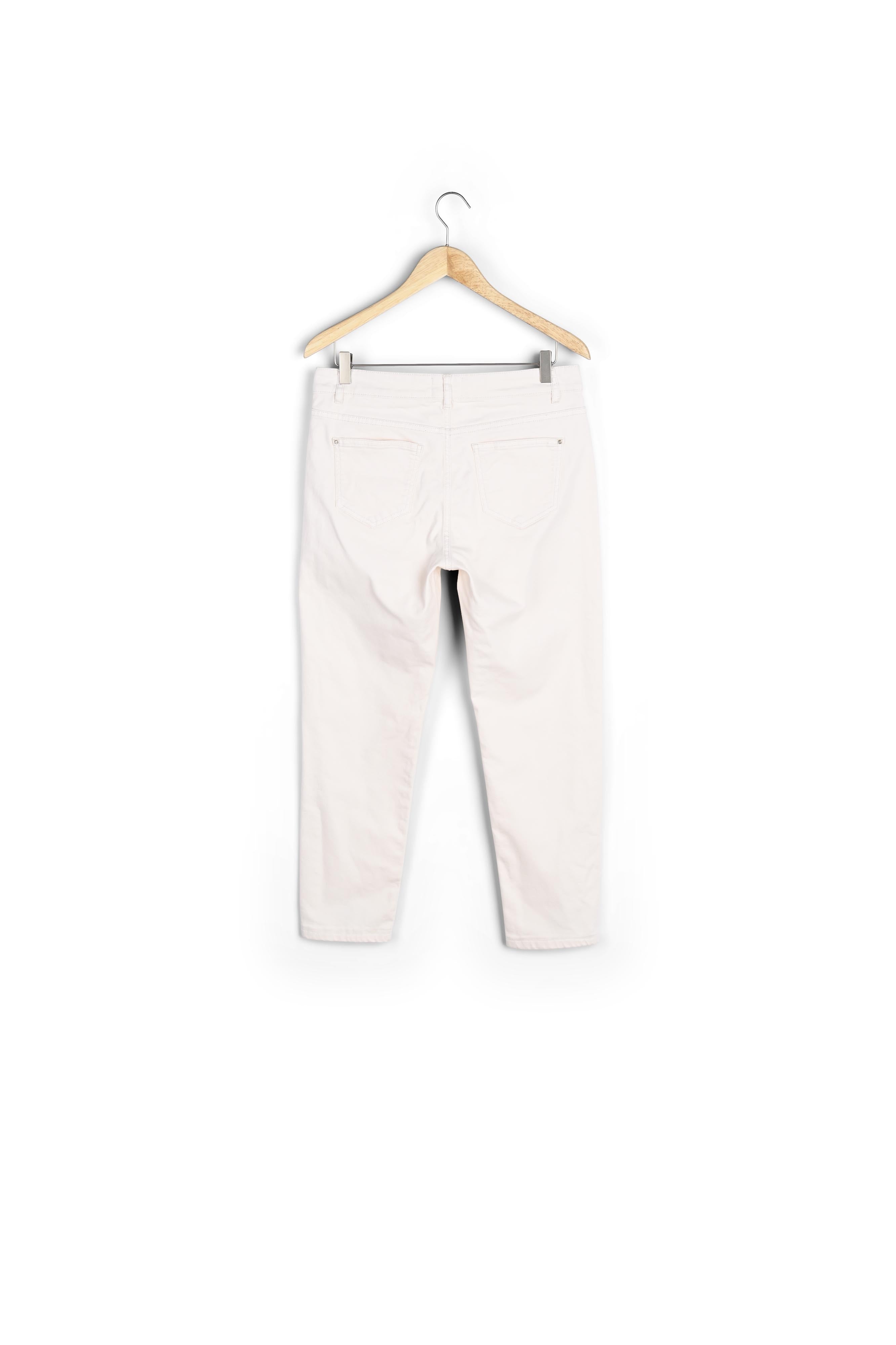 Jean chino en coton ivoire Cachou Faume - seconde main