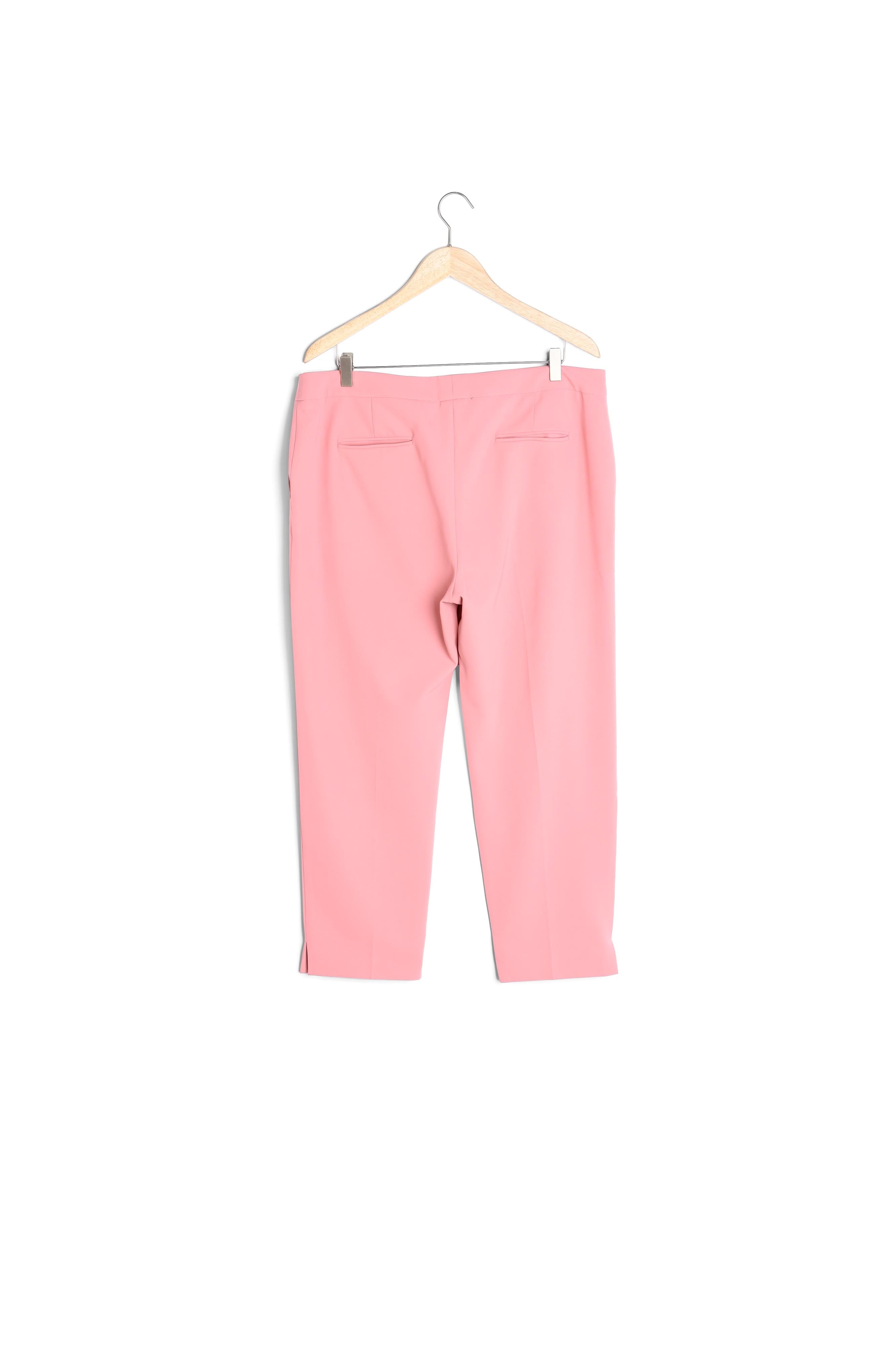 Pantalon cigarette en microfibre Suzanne Faume - seconde main