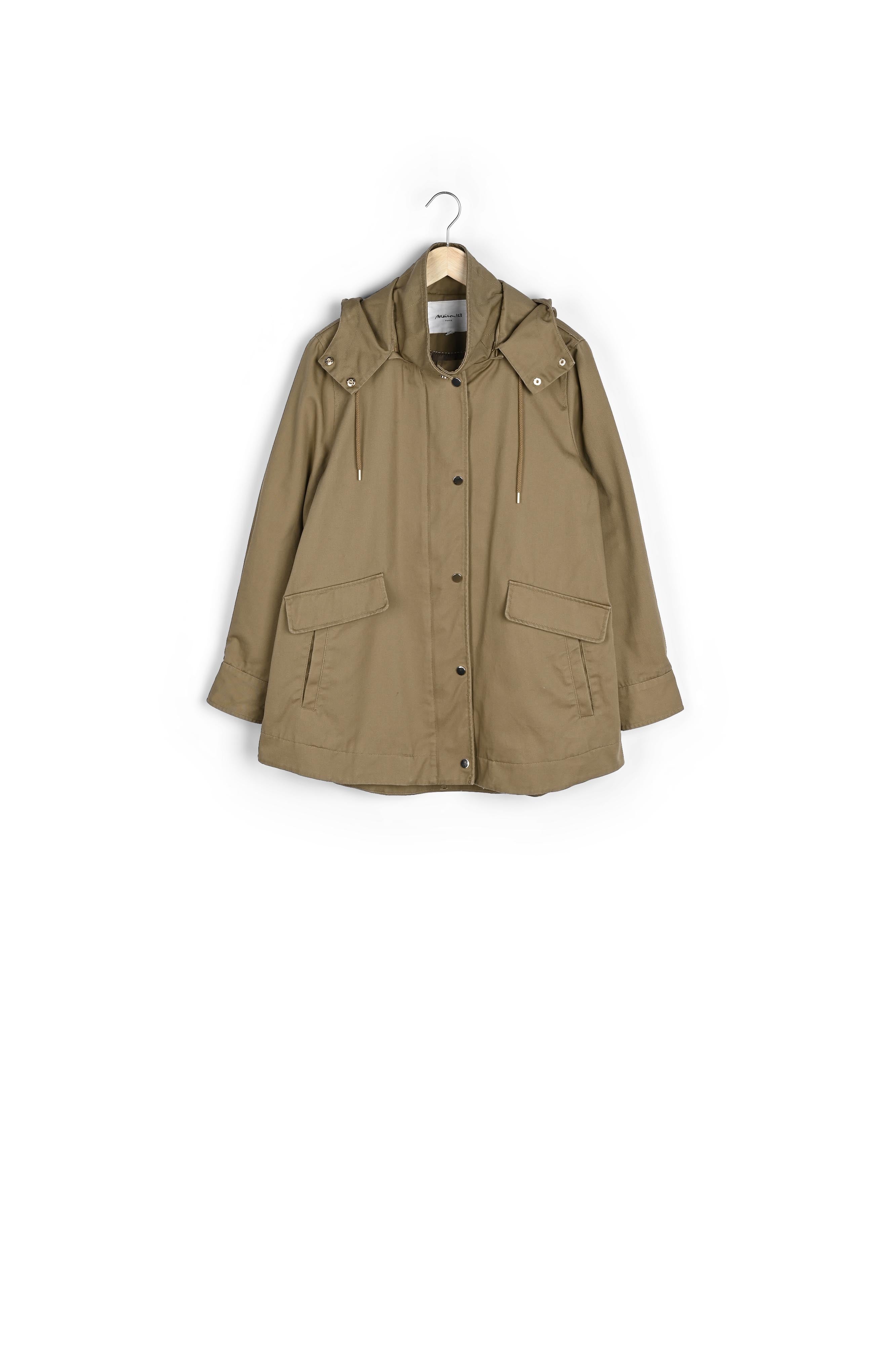 Parka en coton beige Naelia Faume - seconde main