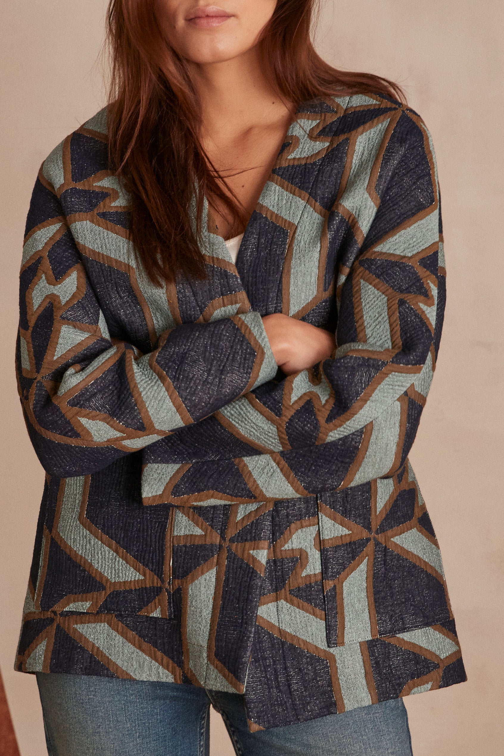 Veste en jacquard MARILYN Faume - seconde main