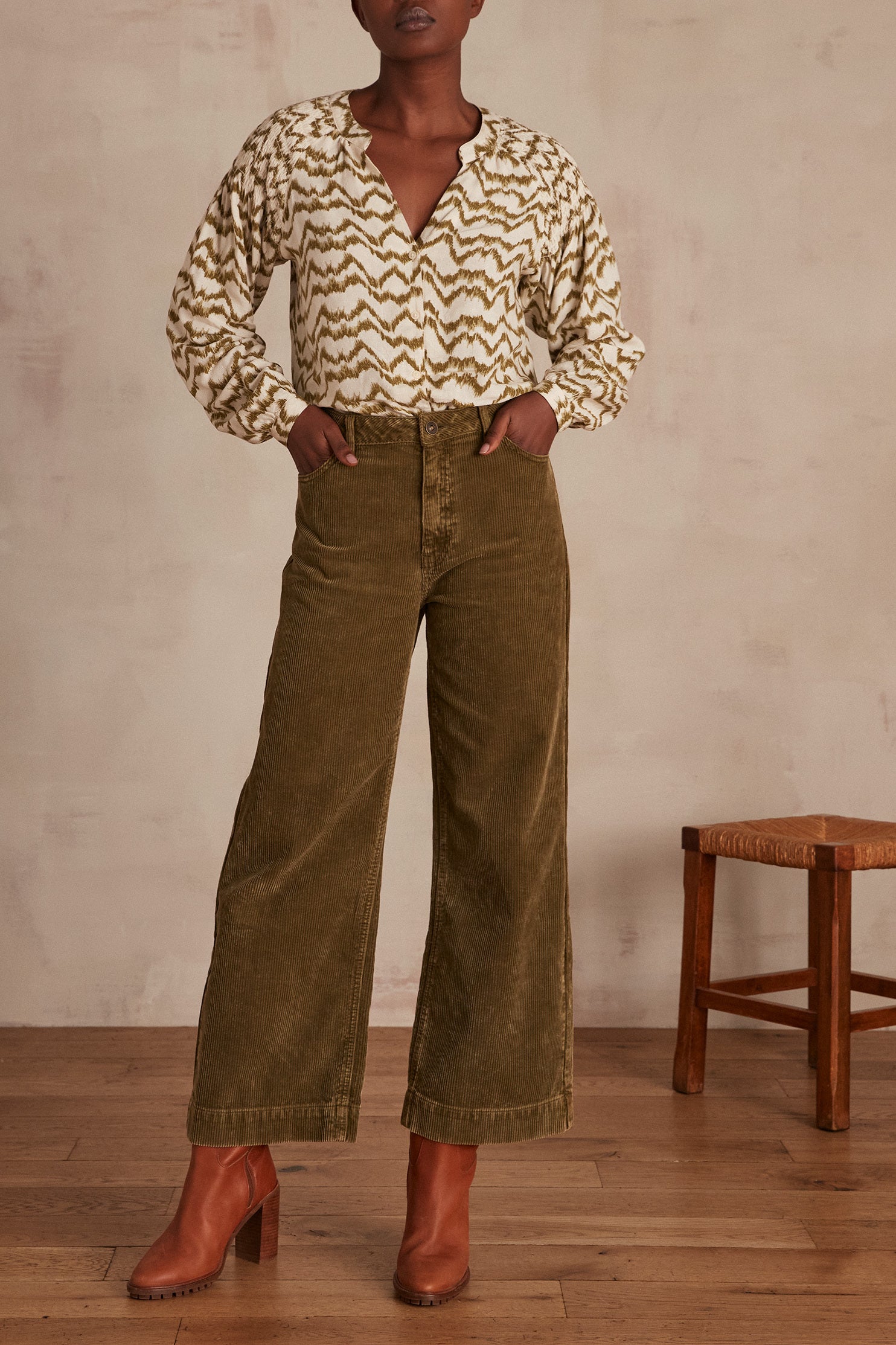 Pantalon en velours wideleg Osiris Faume - seconde main