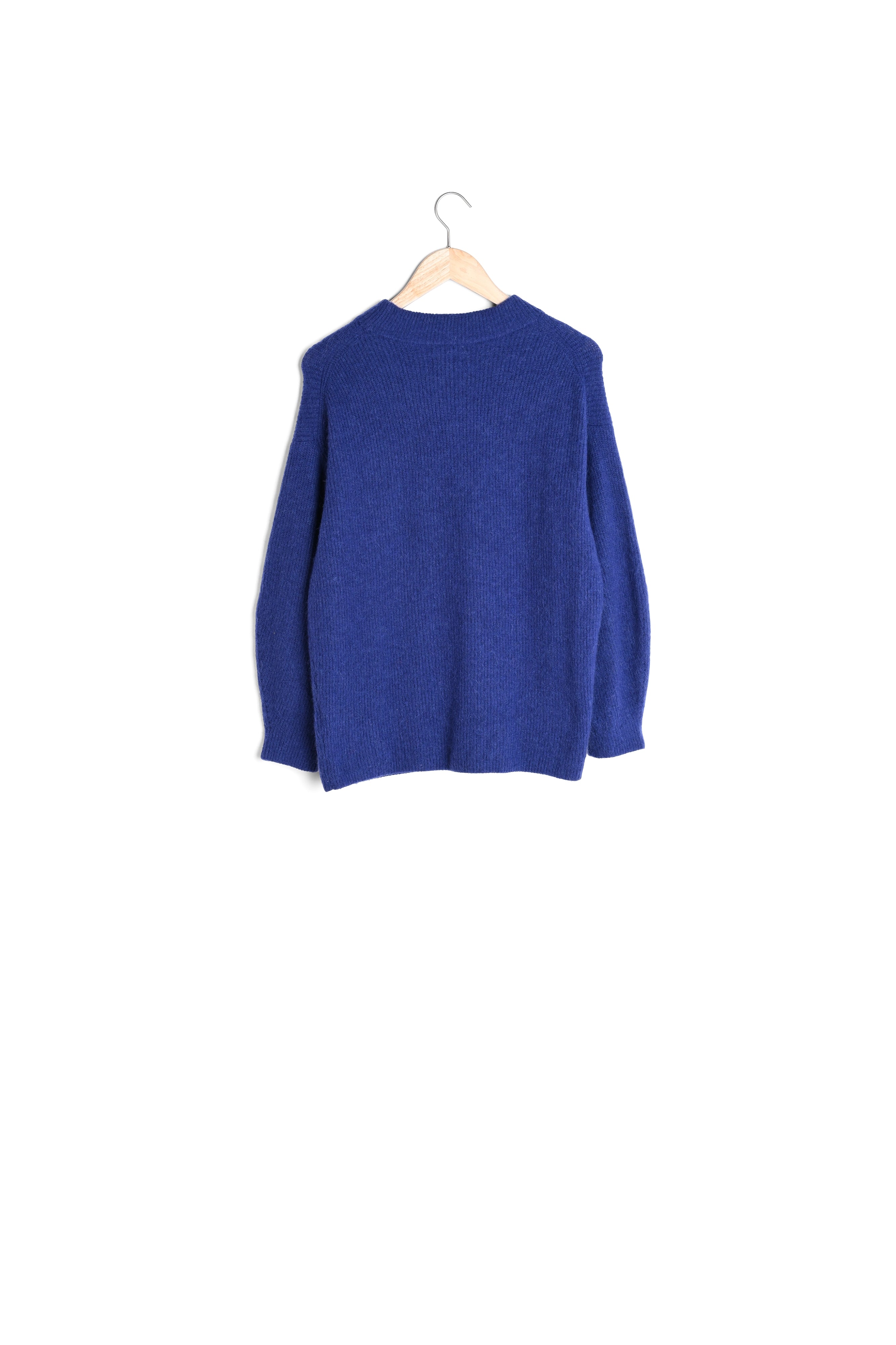 Pull en maille bleu électrique Tabasco Faume - seconde main