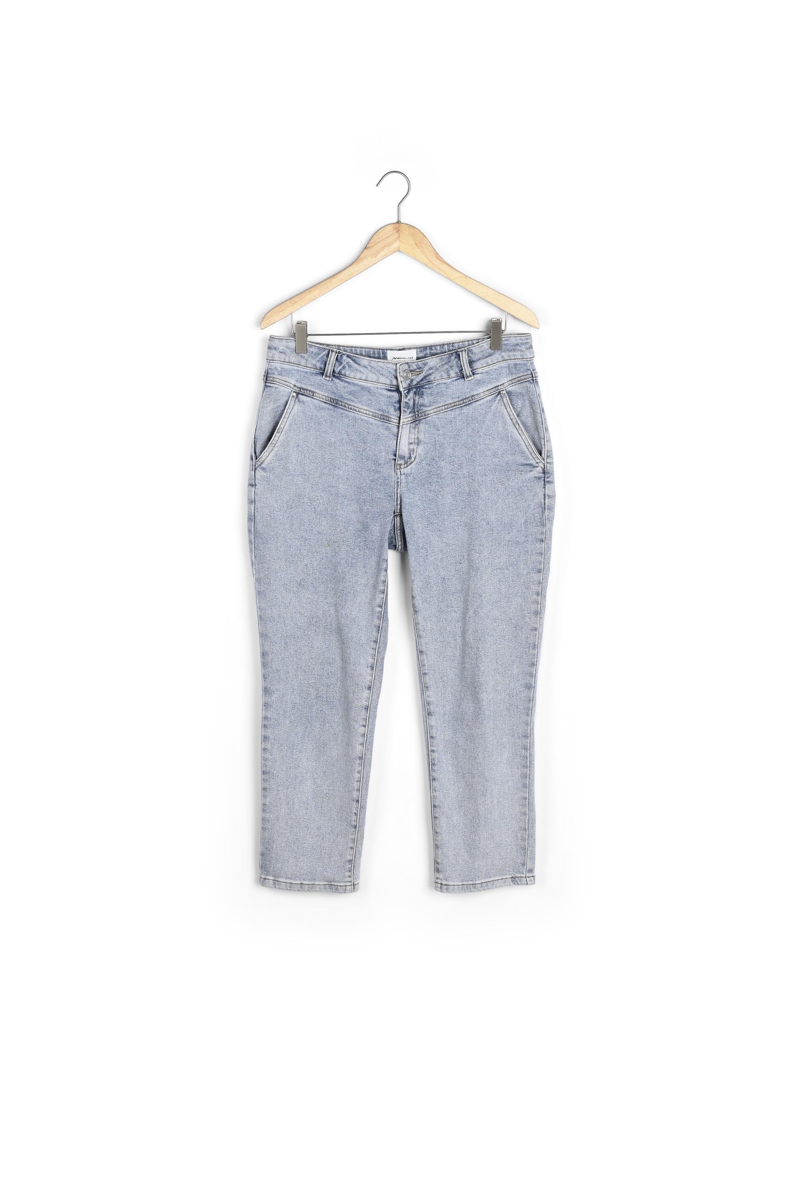 Jean taille haute en denim pure bleach Paloma Faume - seconde main