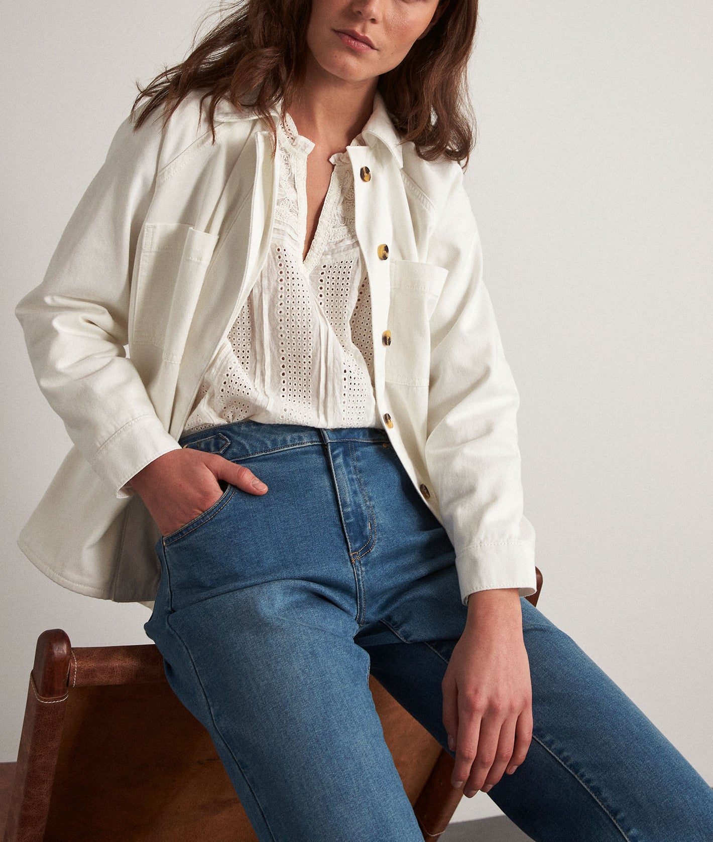 Blouse Cassiope Faume - seconde main