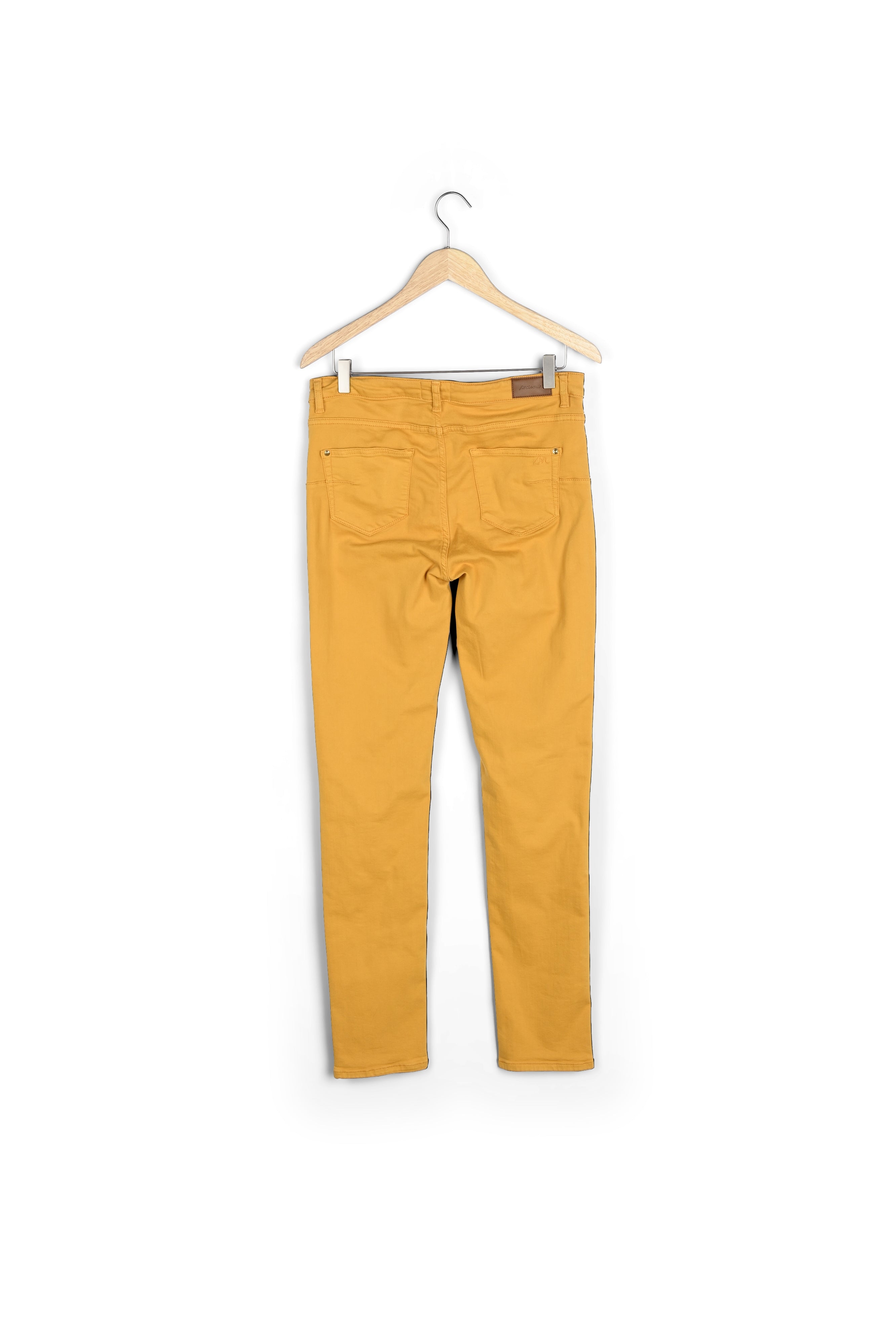 L'iconique slim : jean ocre Suzy Faume - seconde main