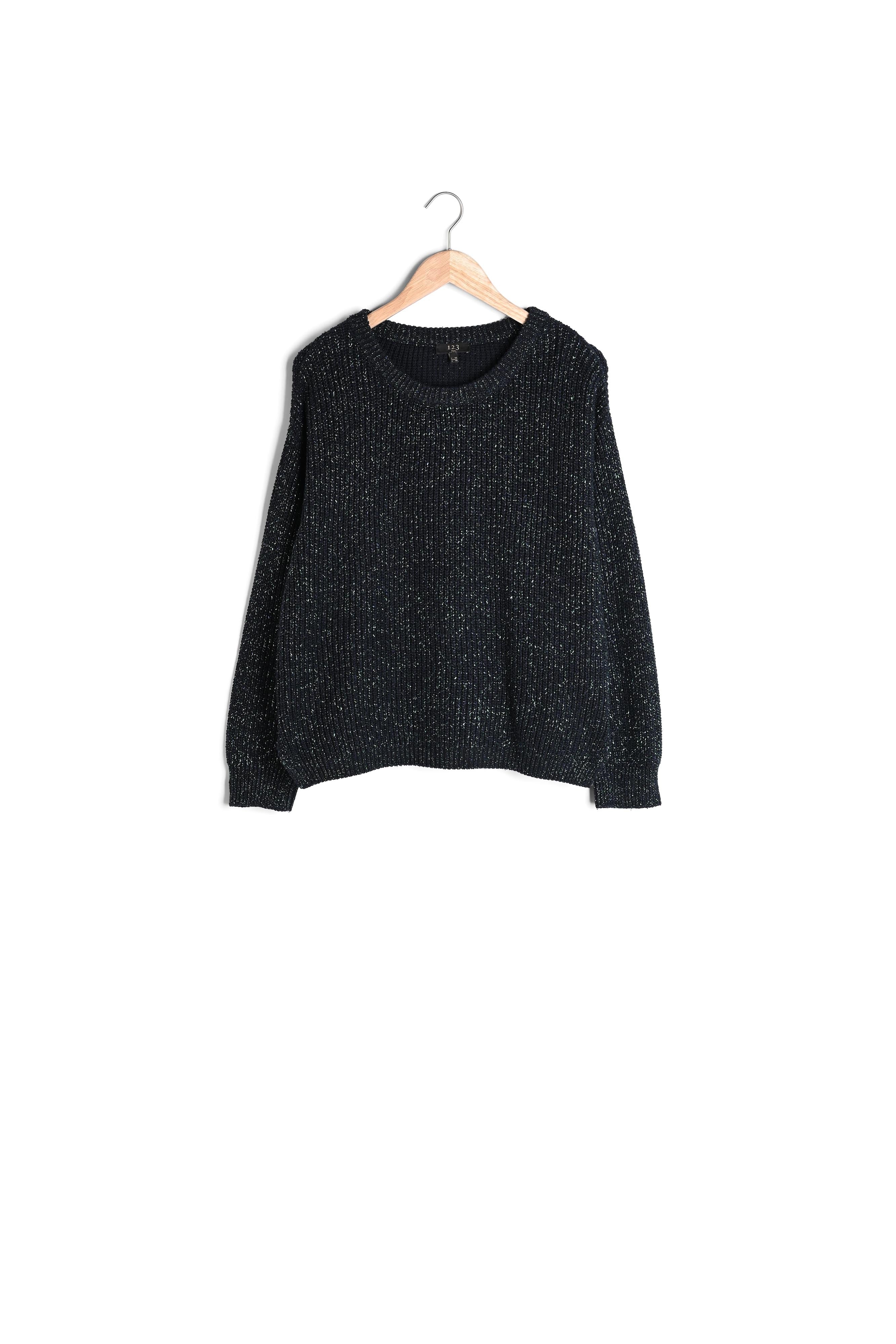 Pull marine brillant Astro Faume - seconde main