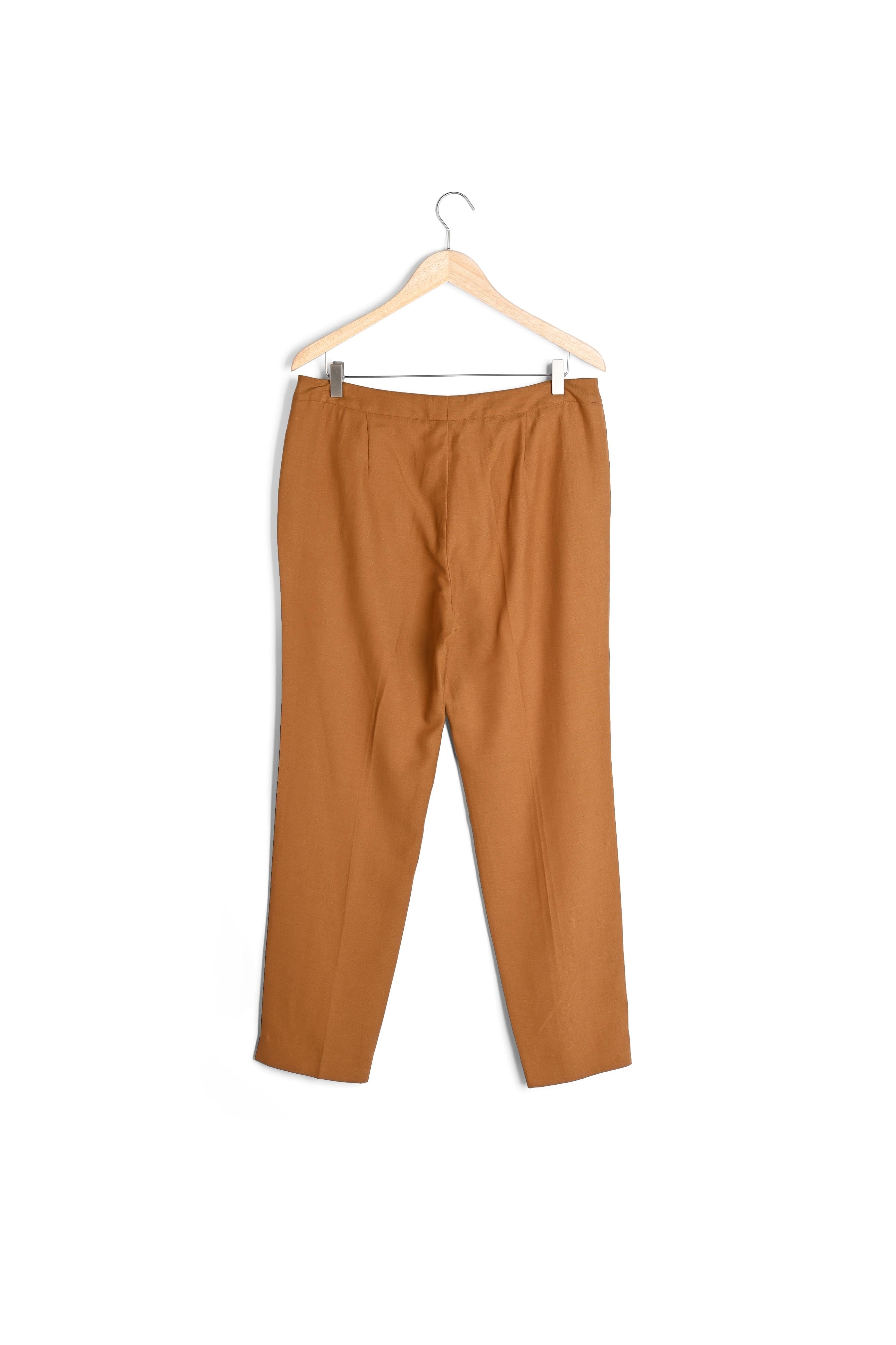 Pantalon cropped camel en Lyocell Ilias Faume - seconde main
