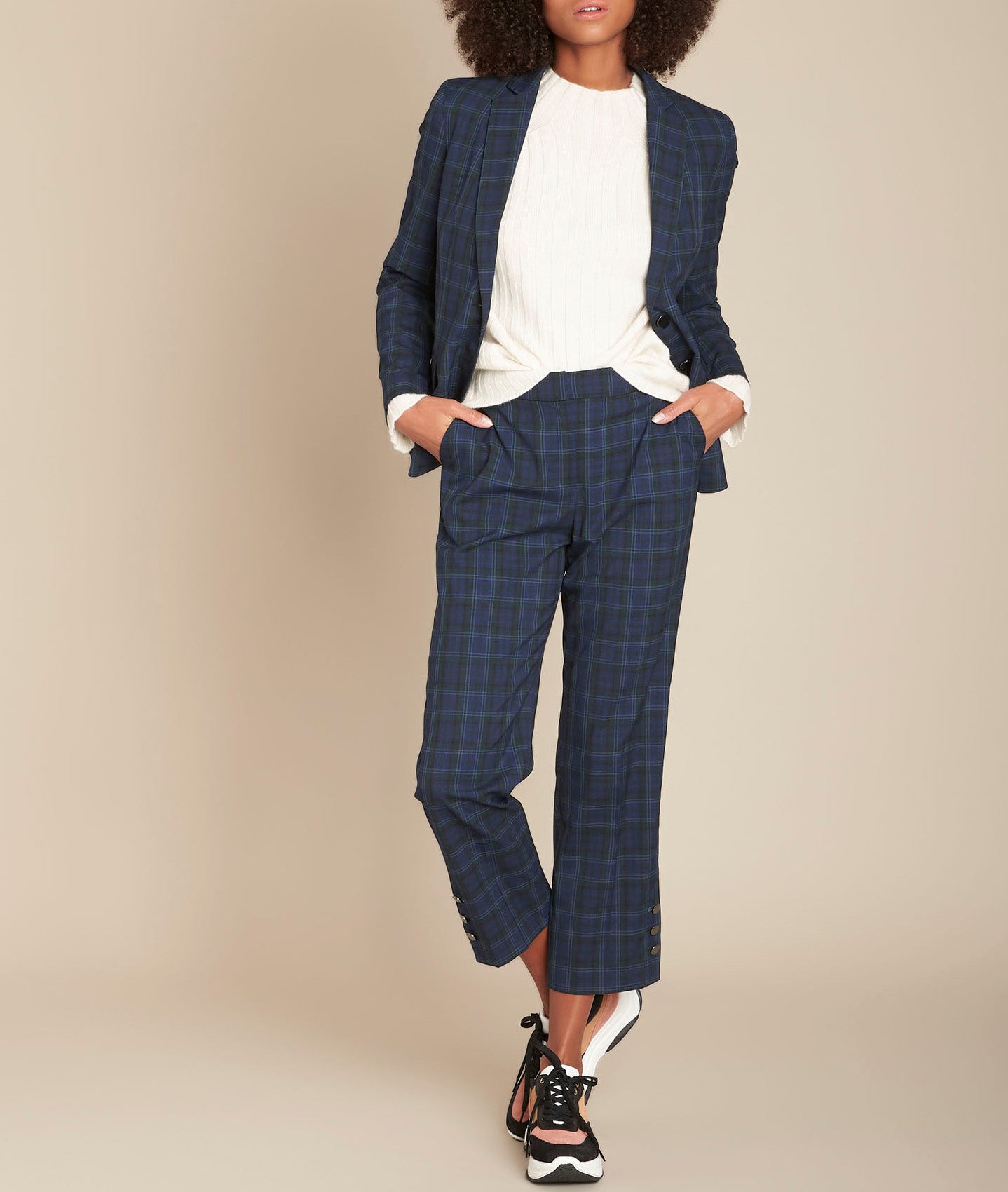 Veste à carreaux Bertille Faume - seconde main