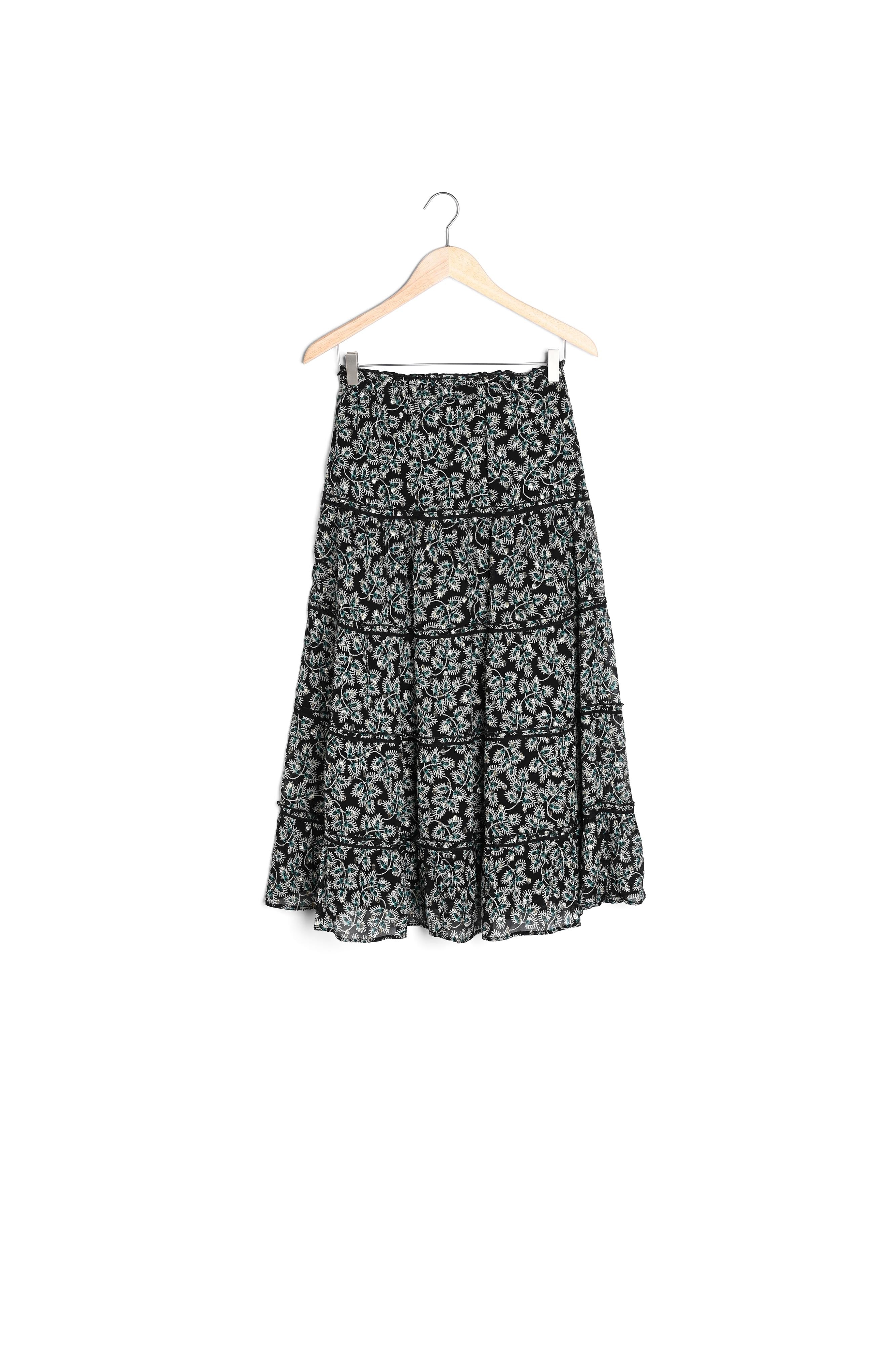 Jupe longue imprimée Edita Faume - seconde main