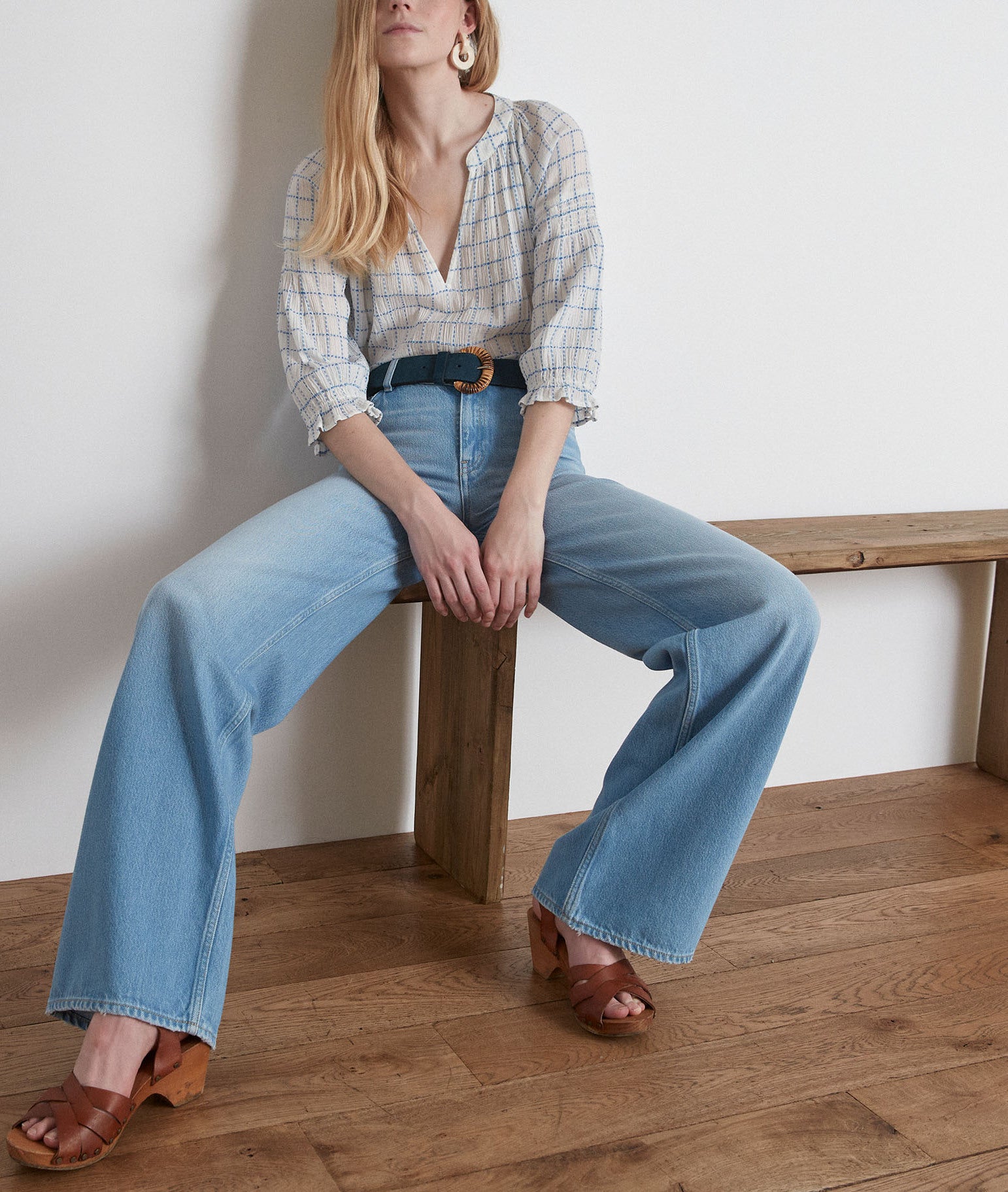 Jean wide leg SANDY Faume - seconde main