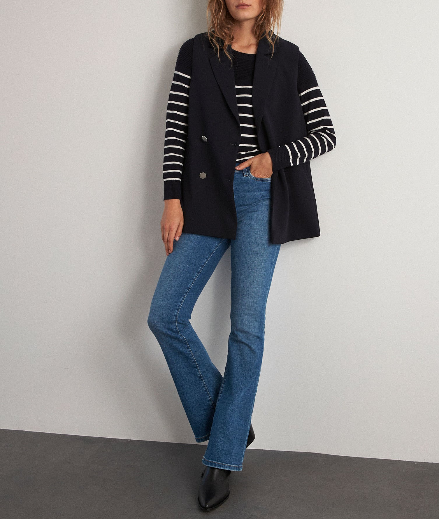 Pull marinière Molly Faume - seconde main