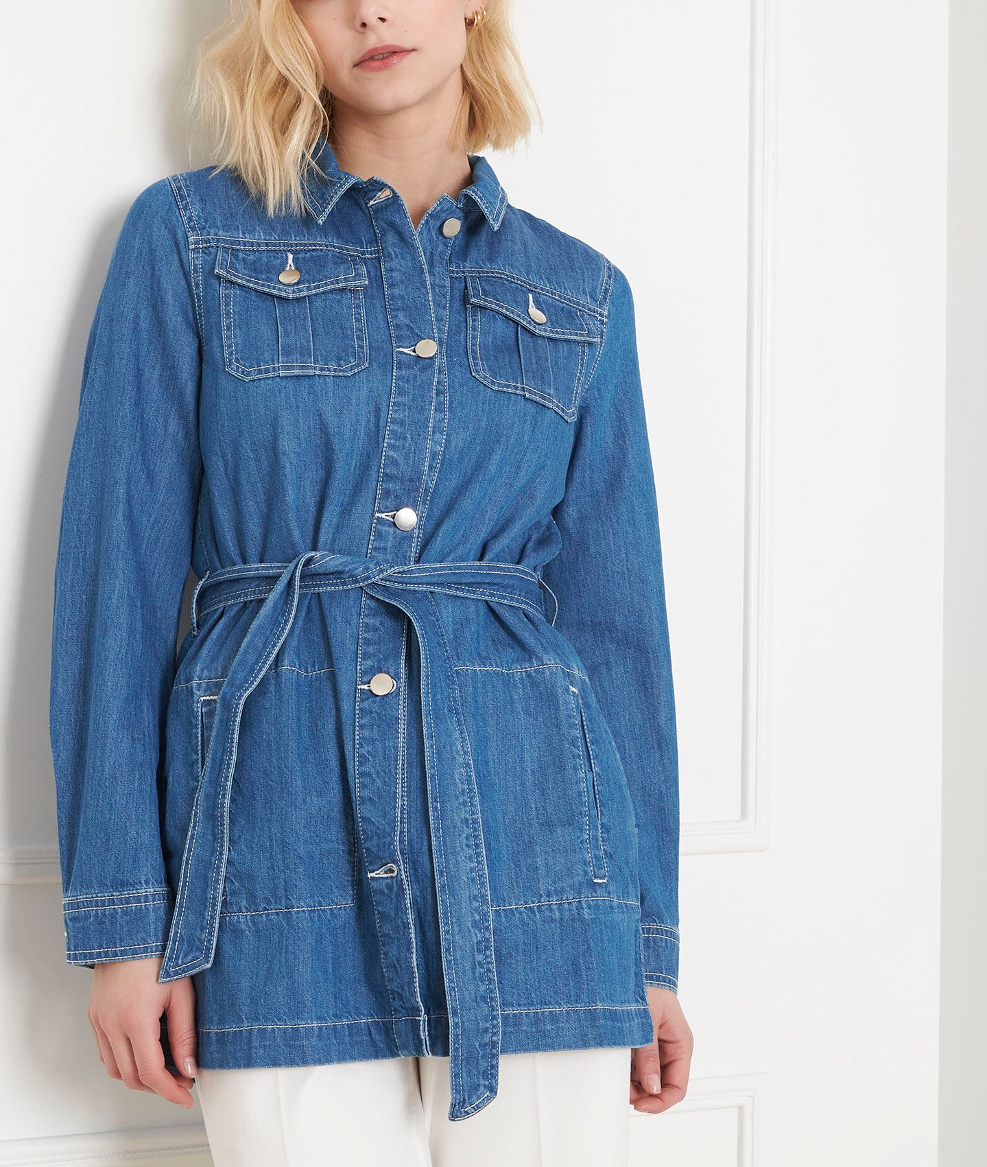 Veste en jean coton biologique Dany Faume - seconde main