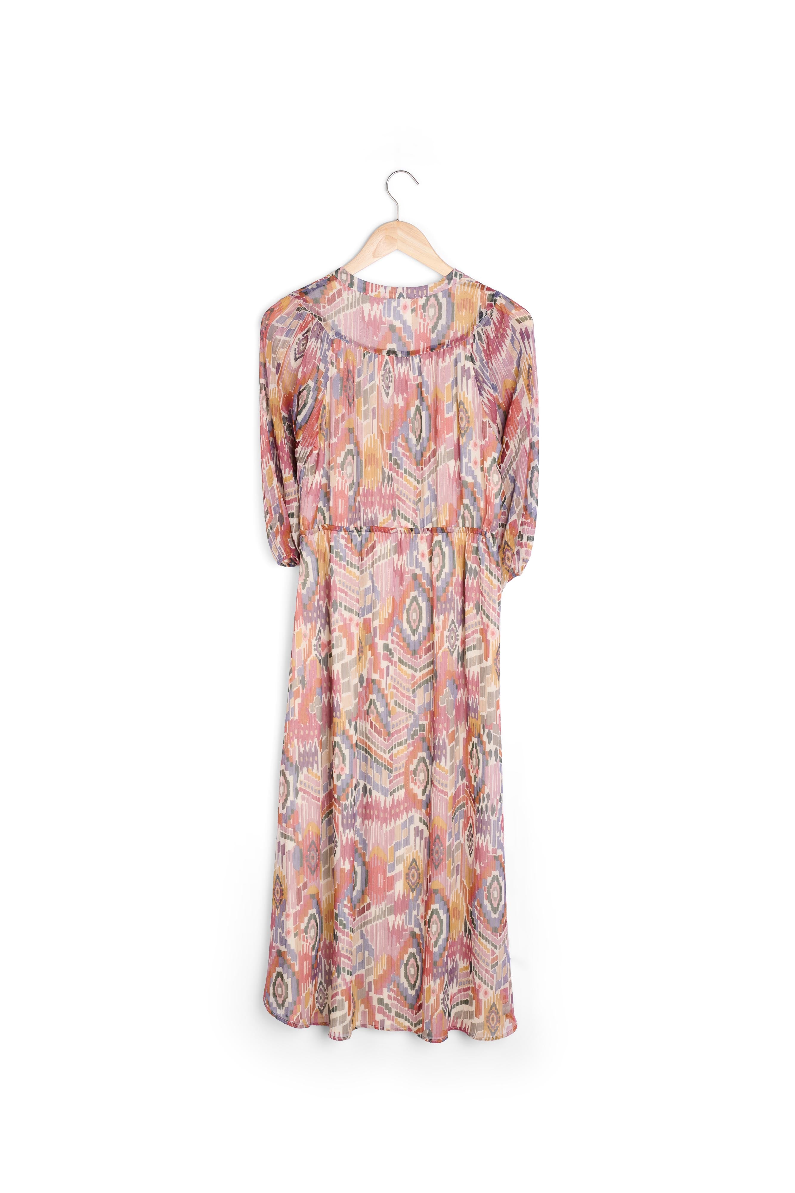 Robe longue imprimée bohème make up Nae Faume - seconde main