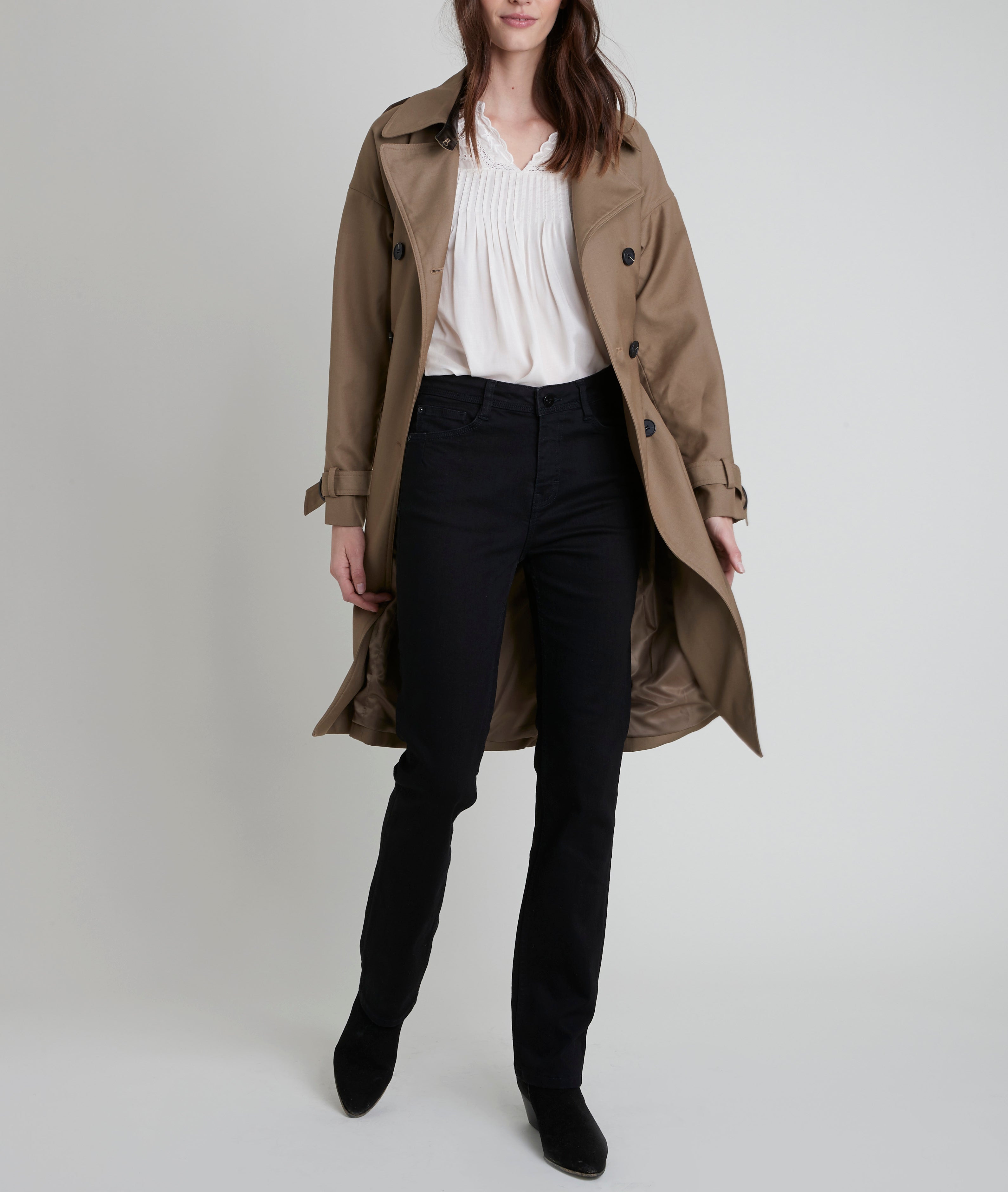 L'original 123 jean droit noir Sonia Faume - seconde main