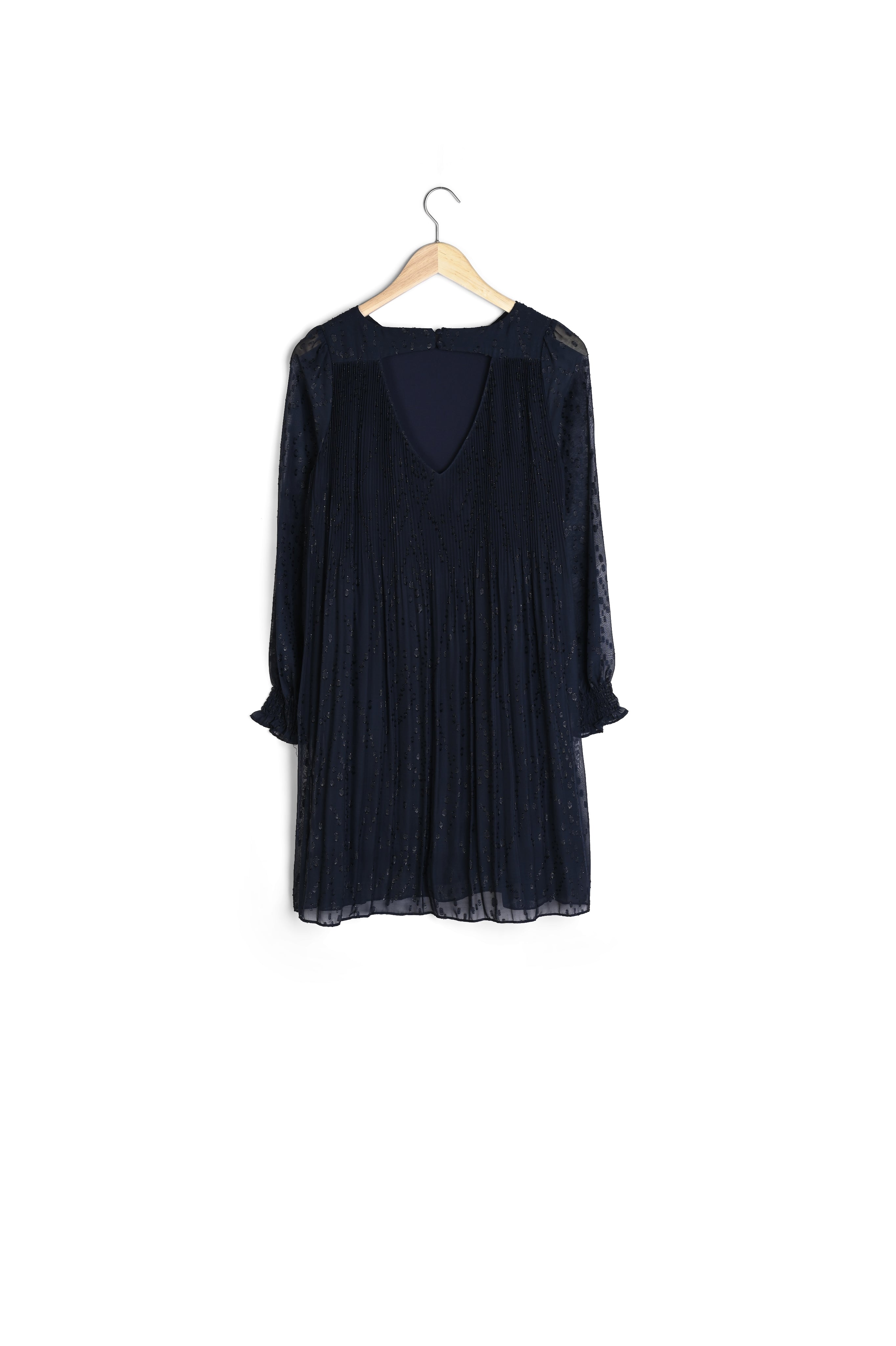 Robe plissée lurex Coralia Faume - seconde main