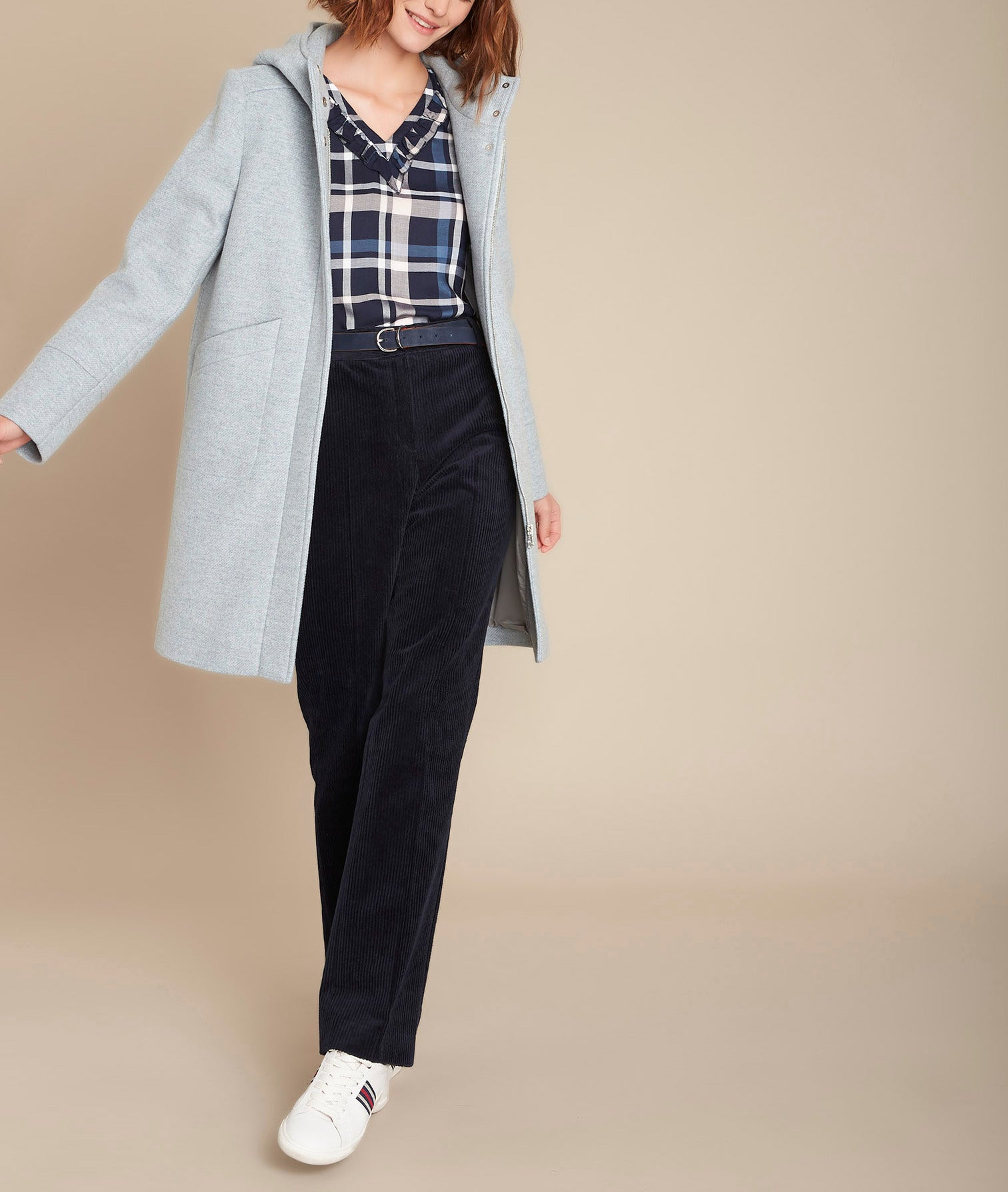 Blouse à carreaux Menza Faume - seconde main