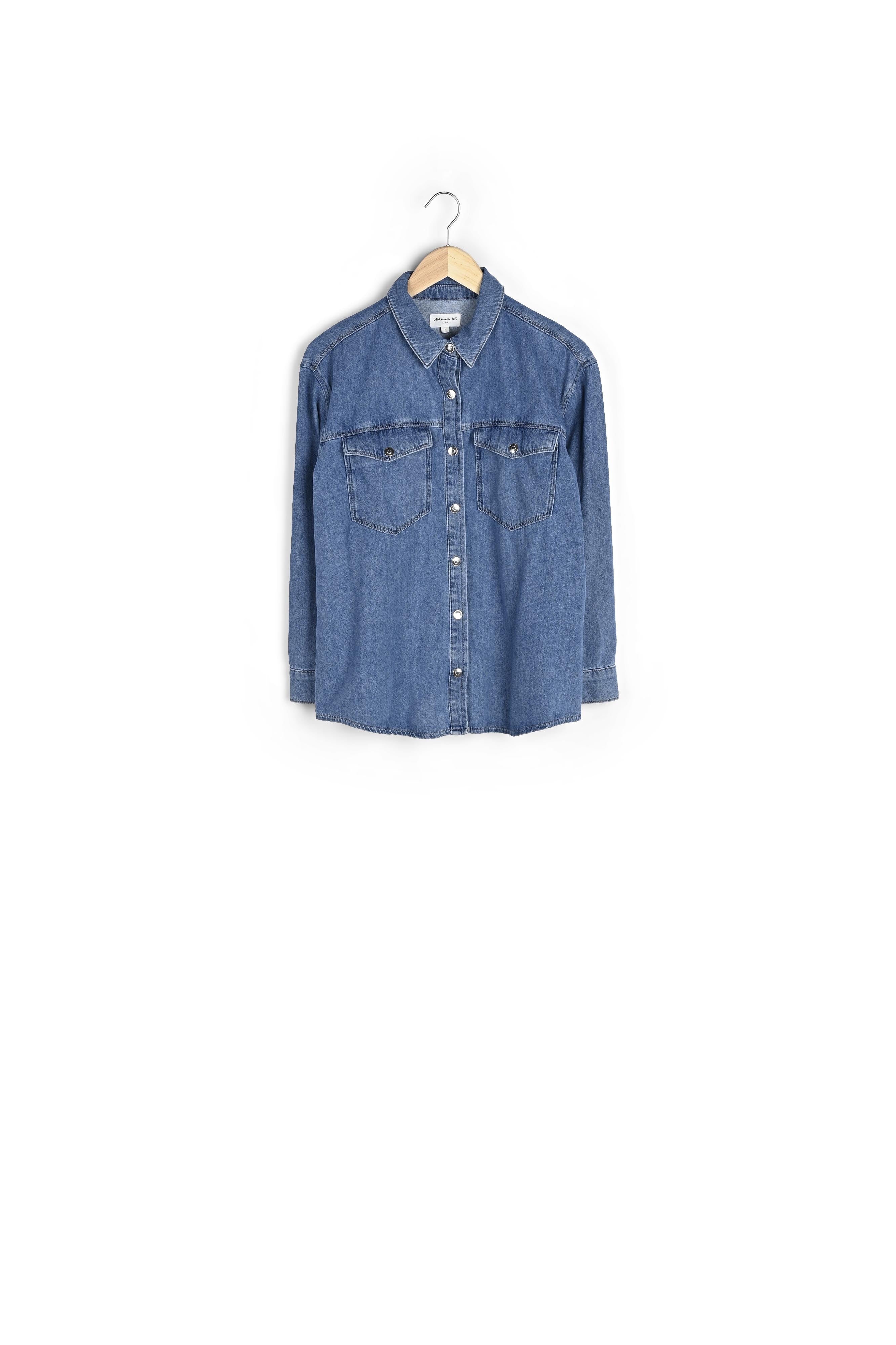 Chemise en denim brut Arlene Faume - seconde main