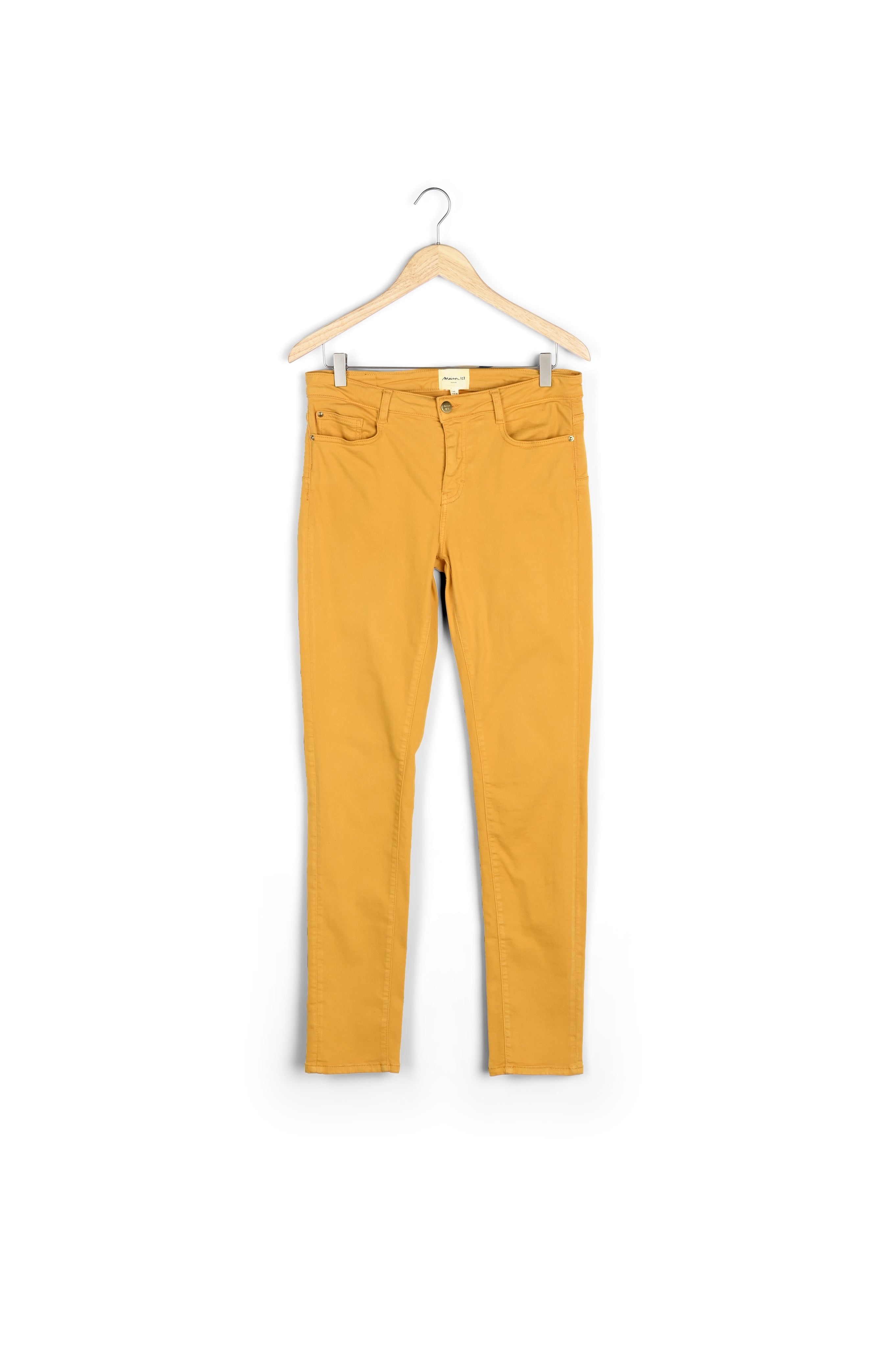 L'iconique slim : jean ocre Suzy Faume - seconde main