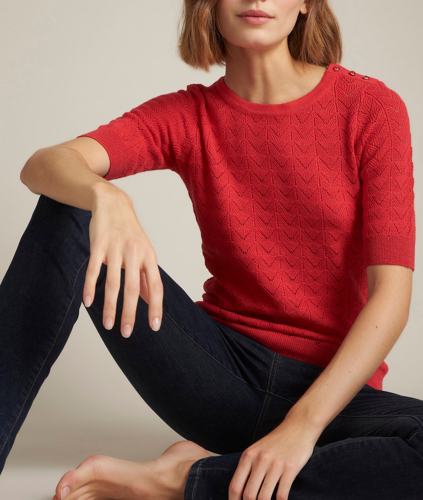 Pull ajouré Dali Faume - seconde main