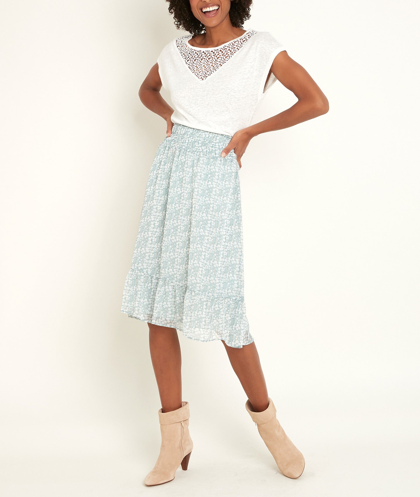 Jupe imprimée Giulia Faume - seconde main