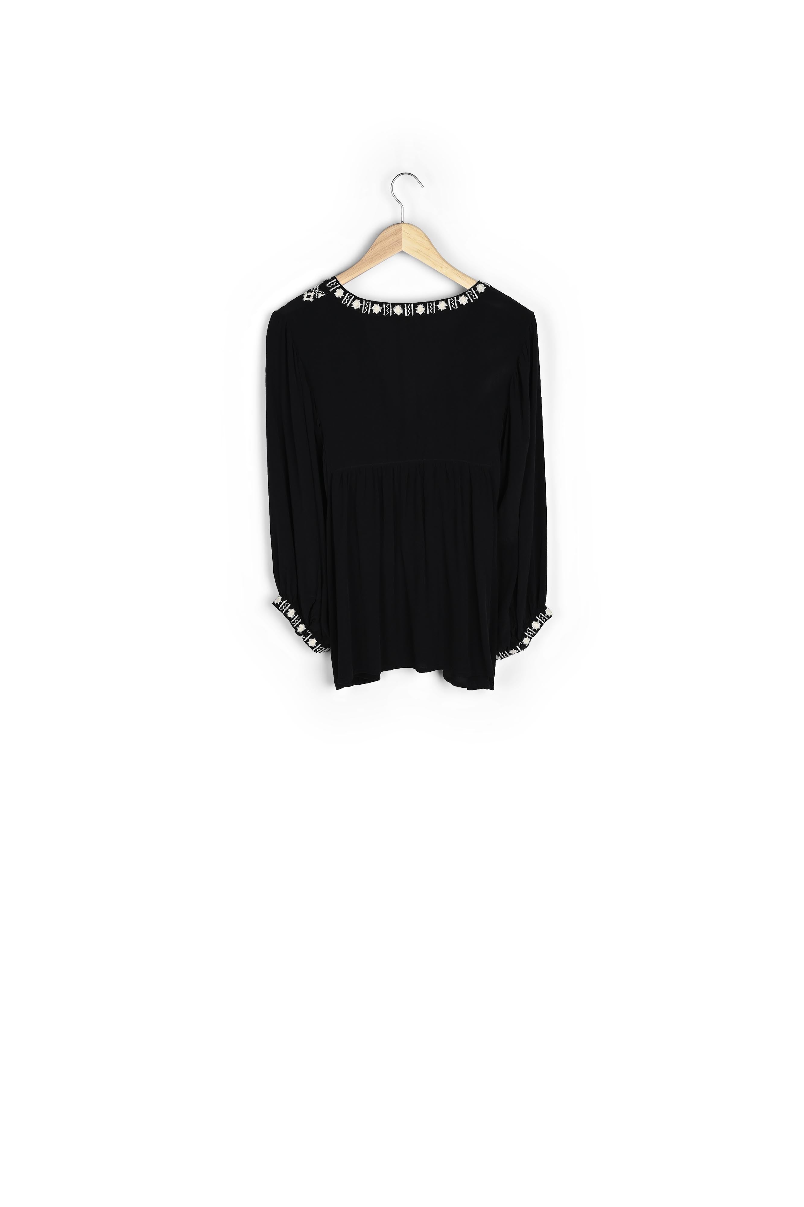 Blouse brodée Massie Faume - seconde main