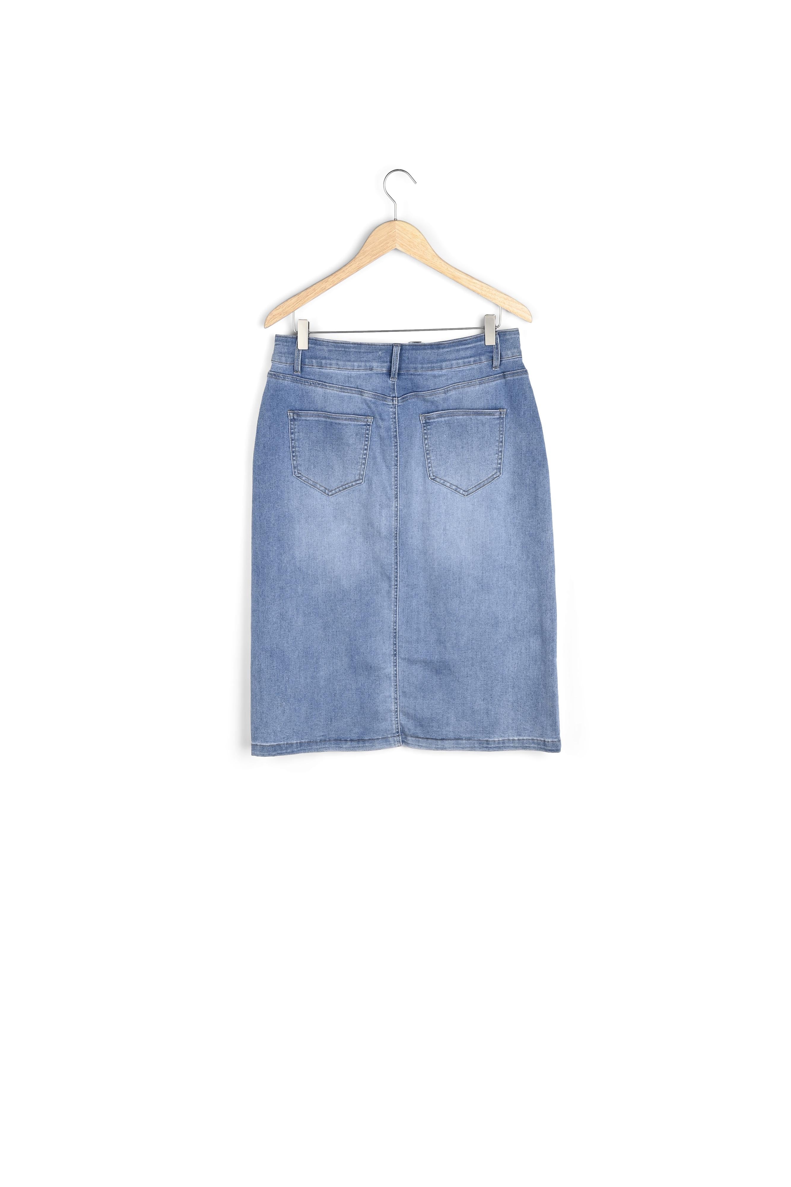 Jupe midi en denim Kris Faume - seconde main