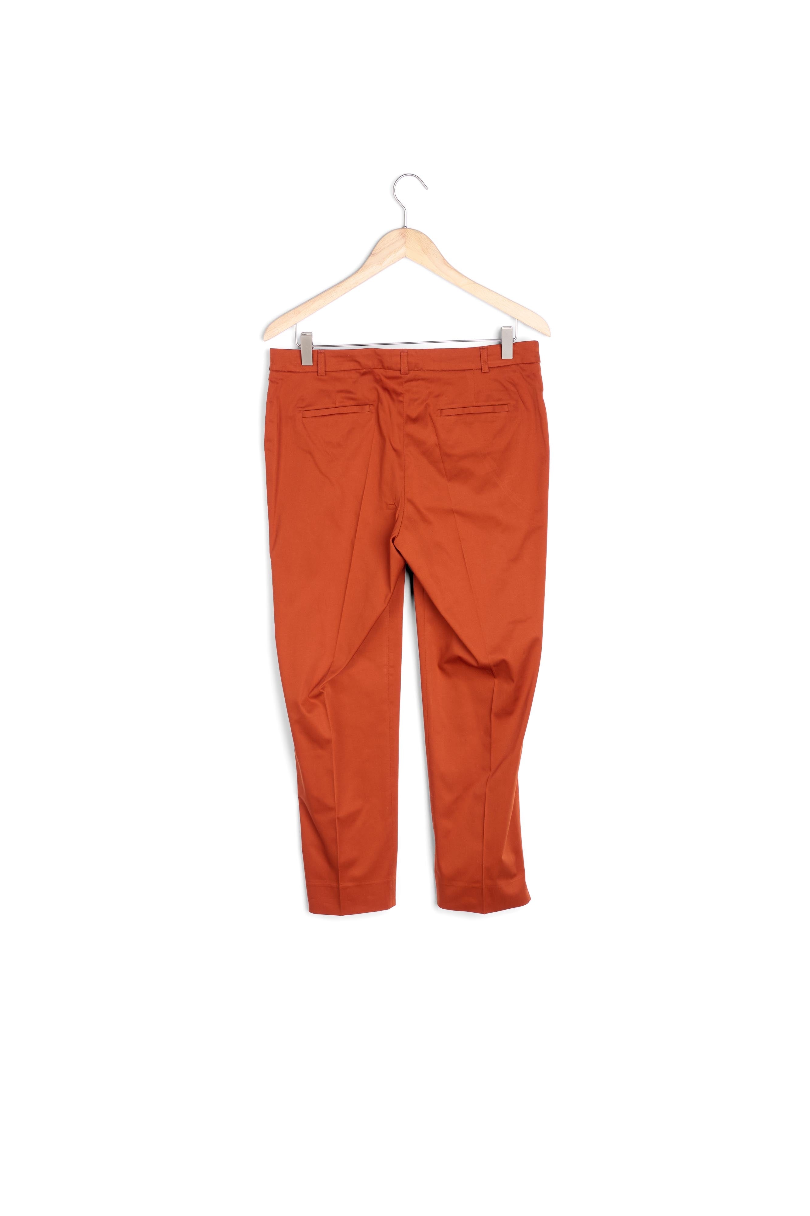 Pantalon acajou cigarette Rubis Faume - seconde main