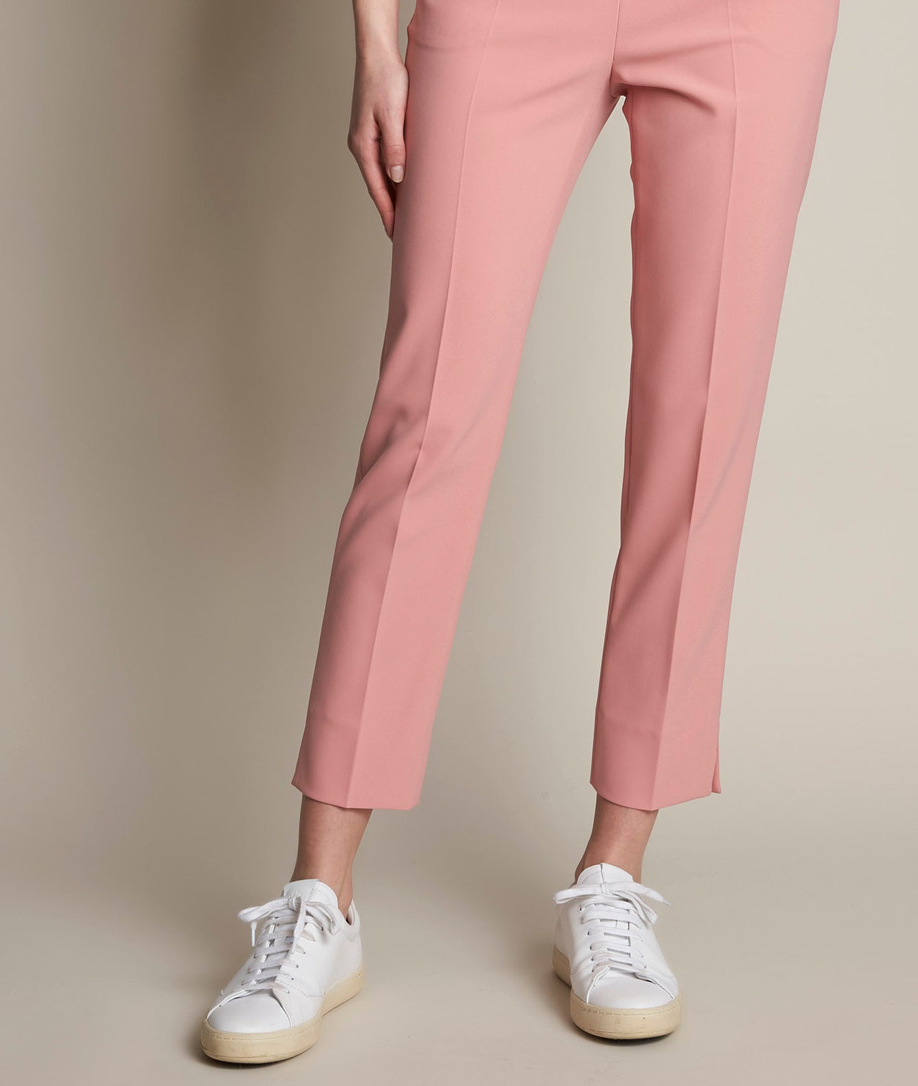 Pantalon cigarette en microfibre Suzanne Faume - seconde main