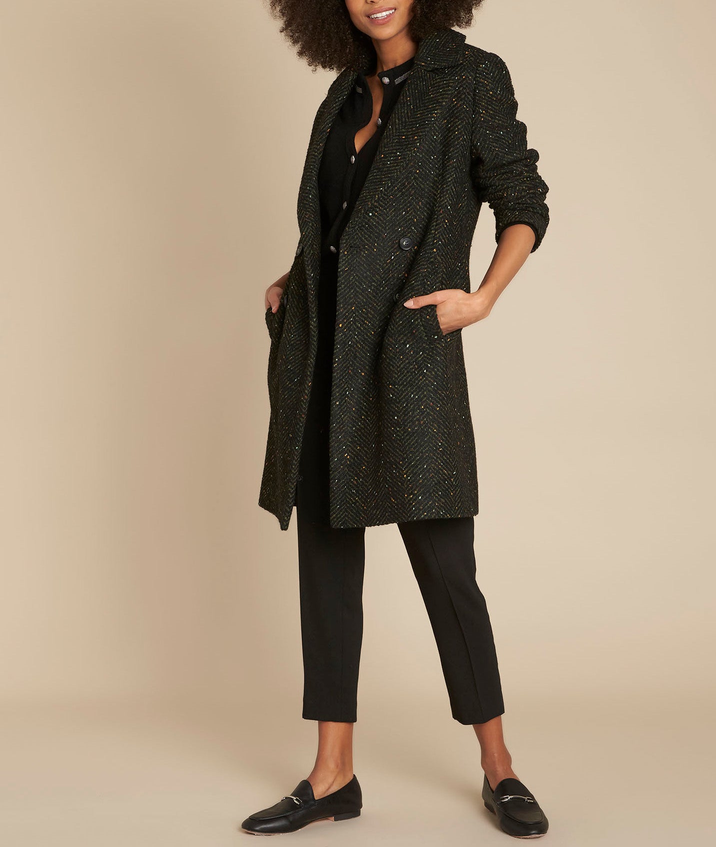 Pantalon cigarette compact Mario Faume - seconde main